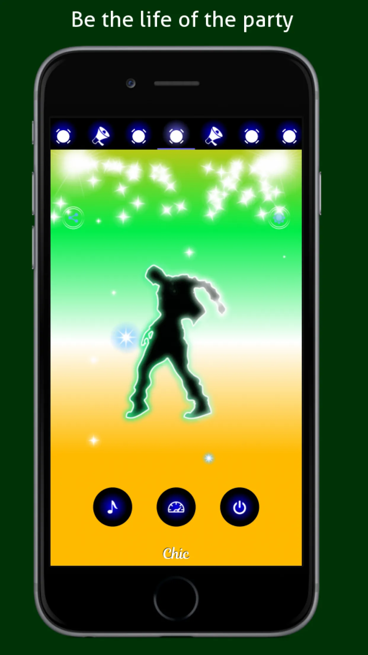 Disco Light: Flashlight with S | Indus Appstore | Screenshot