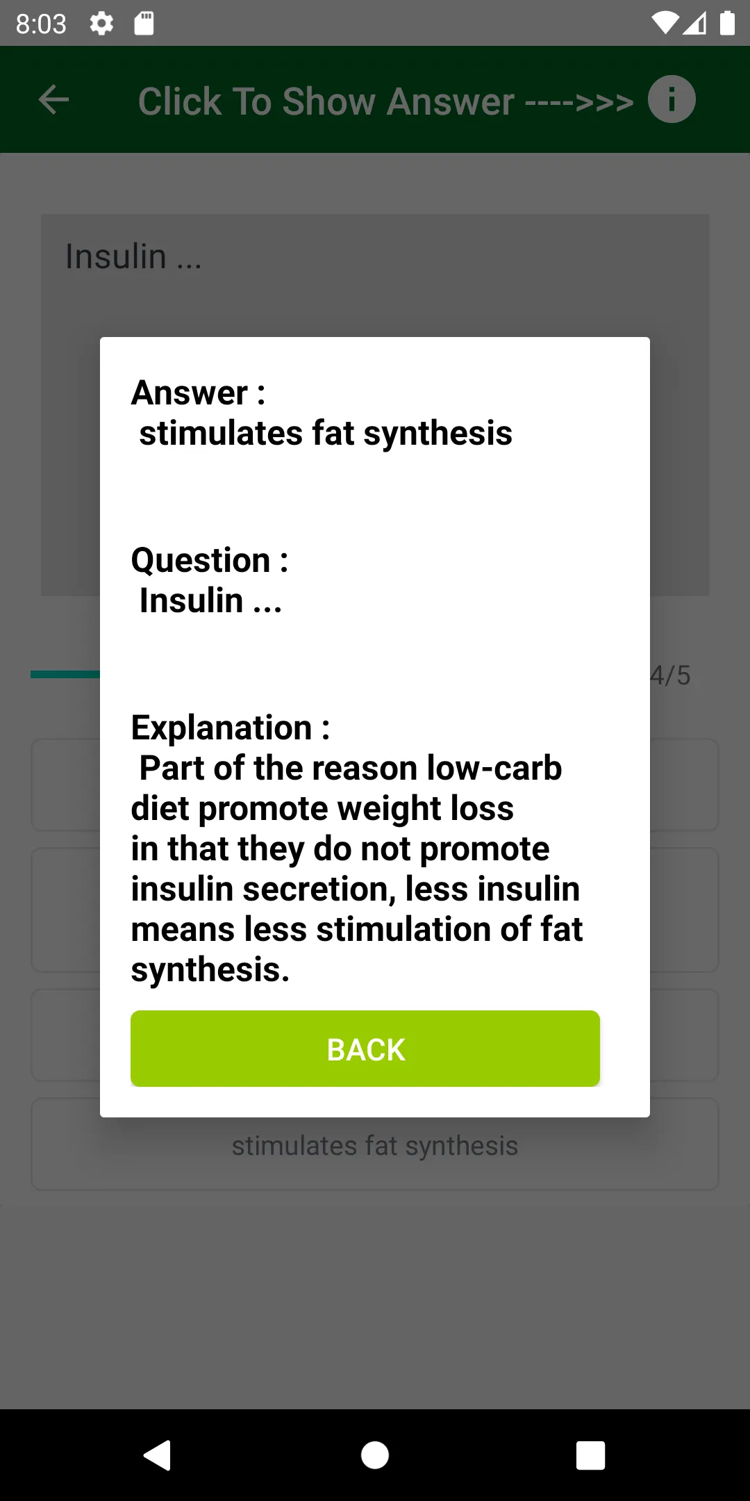 NUTRITIONISTS  REVIEWER | Indus Appstore | Screenshot