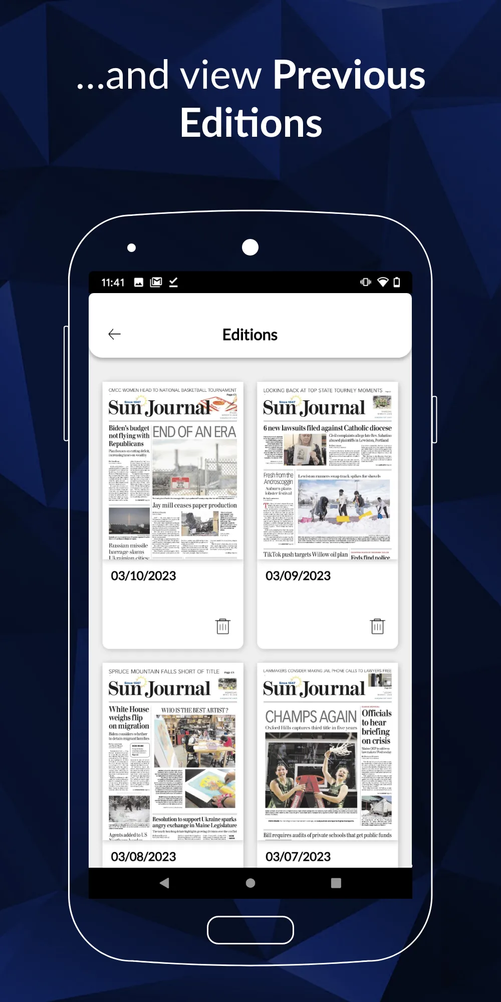 Sun Journal e-Edition | Indus Appstore | Screenshot