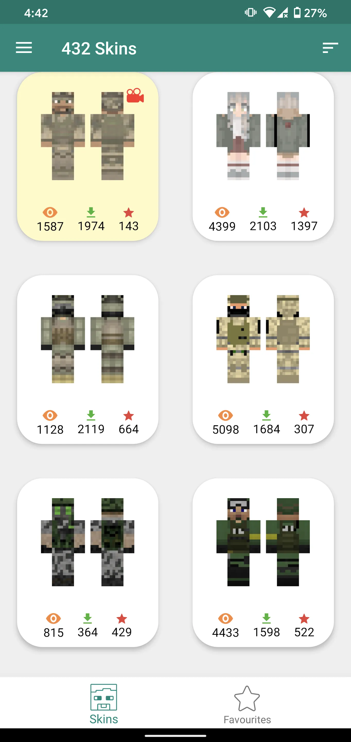 Military Camouflage Skins | Indus Appstore | Screenshot