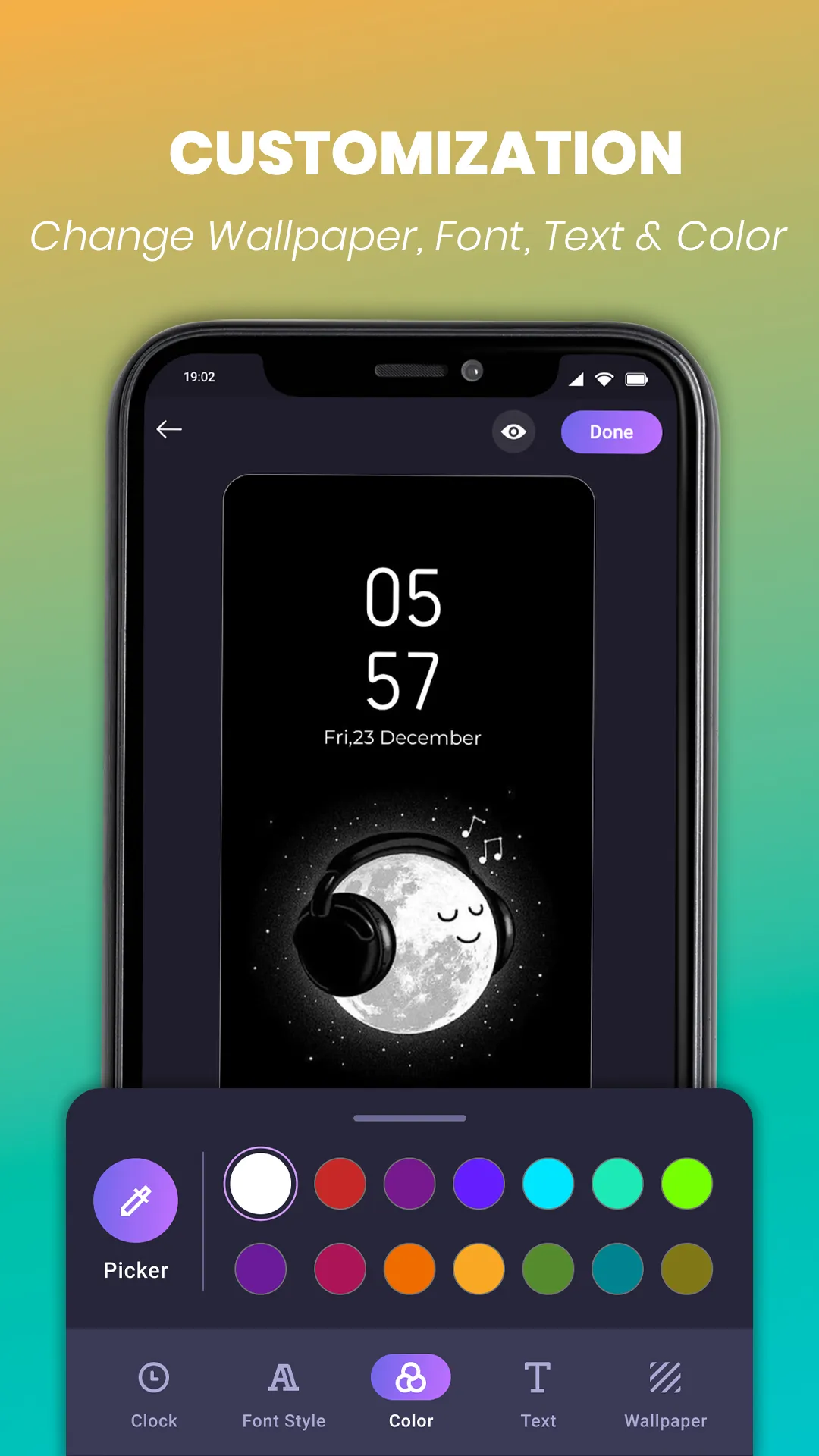 Always ON Analog Digital Clock | Indus Appstore | Screenshot