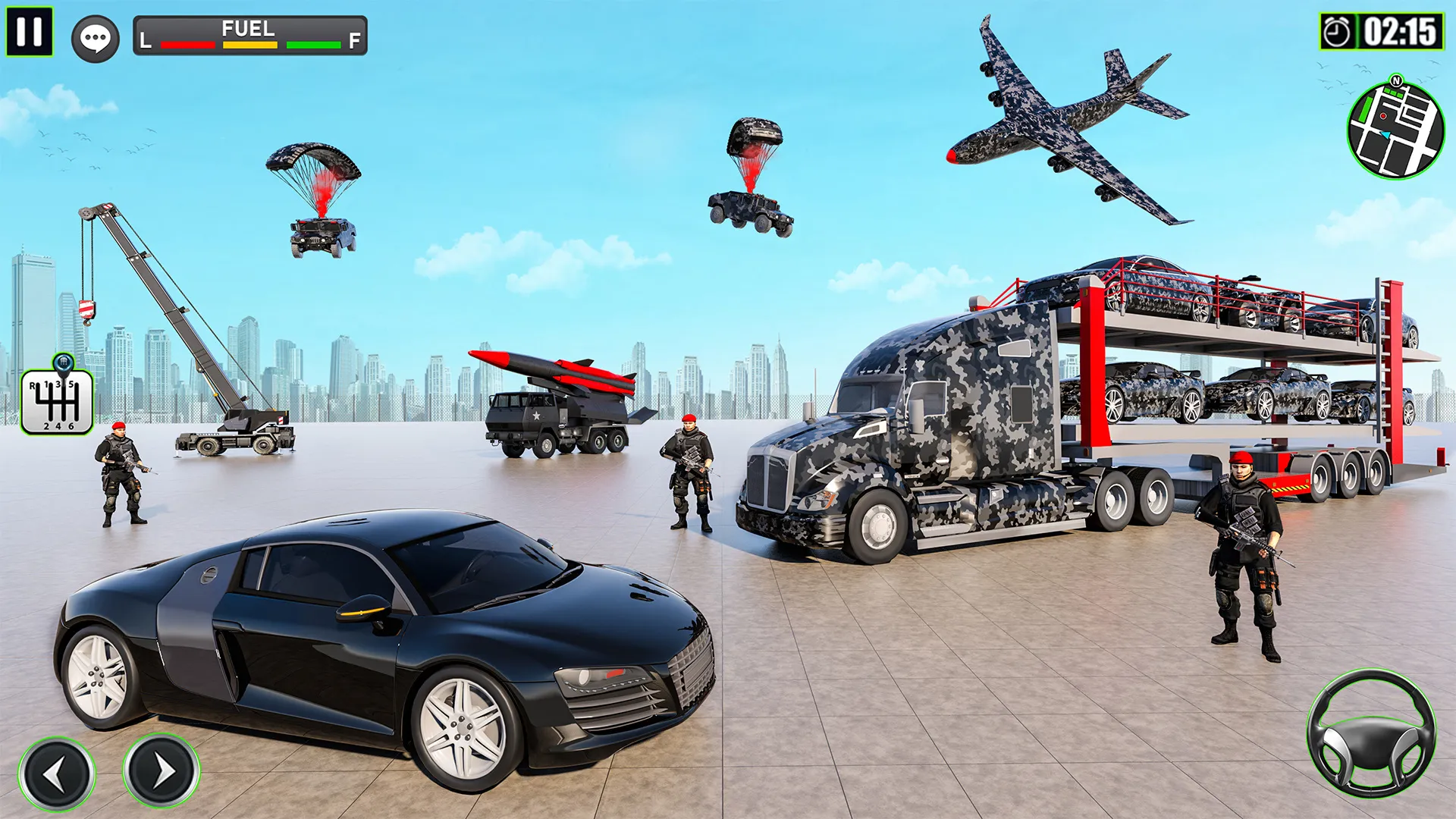 Army vehicle transporter game | Indus Appstore | Screenshot