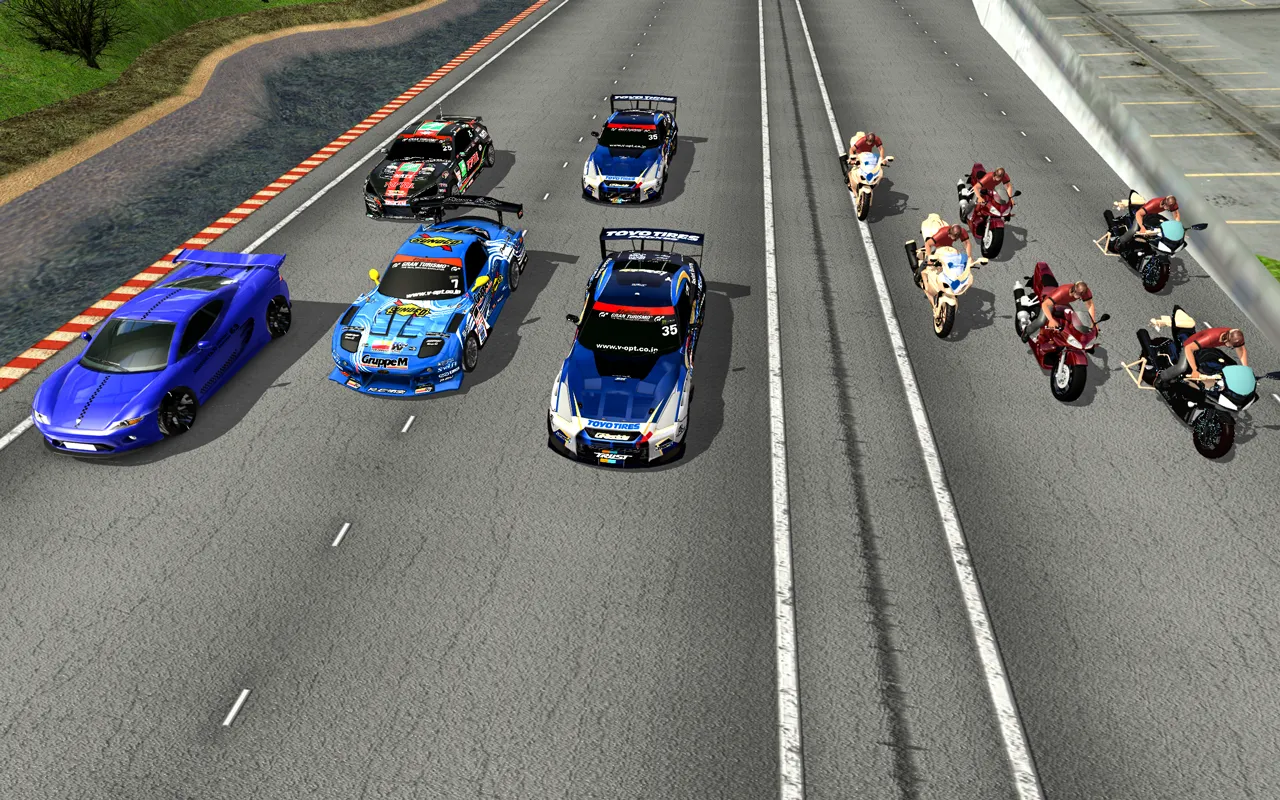 Car vs. Heavy Bike Racing | Indus Appstore | Screenshot