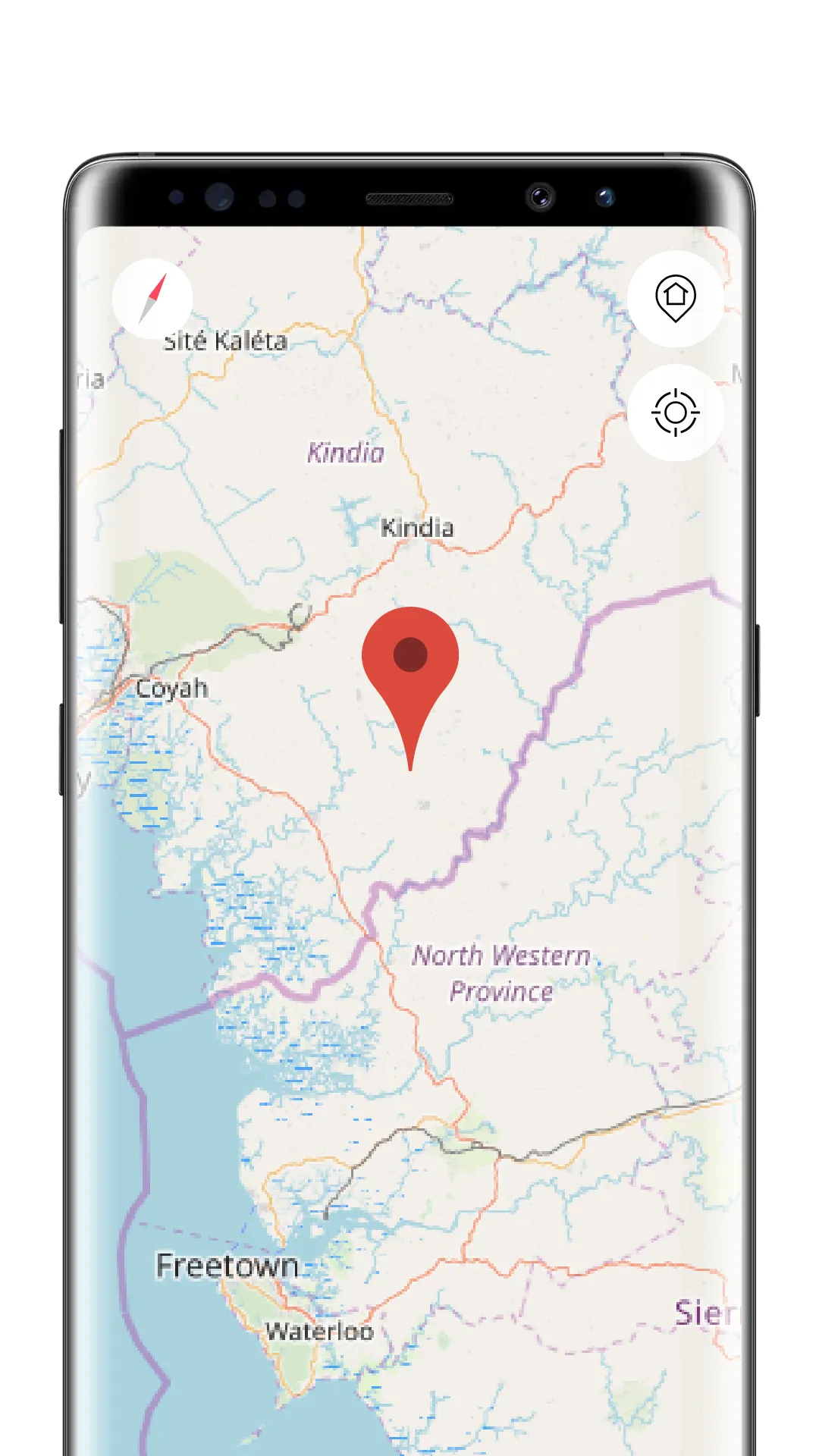 Sierra Leone offline map | Indus Appstore | Screenshot