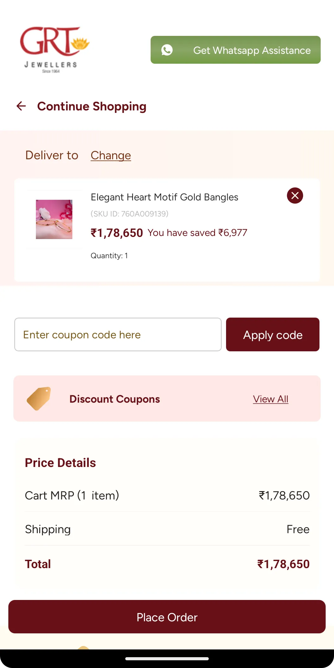 GRT Jewellers Online Shopping | Indus Appstore | Screenshot