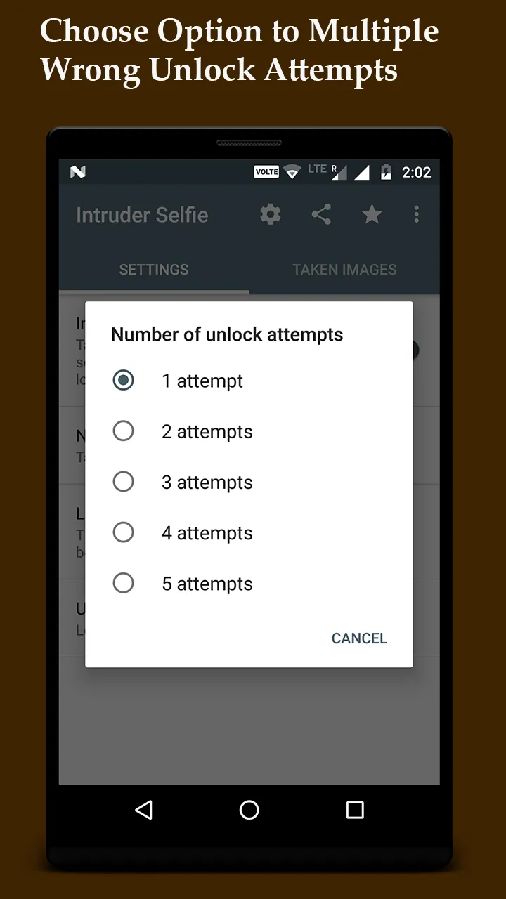 Intruder Selfie Alert | Indus Appstore | Screenshot