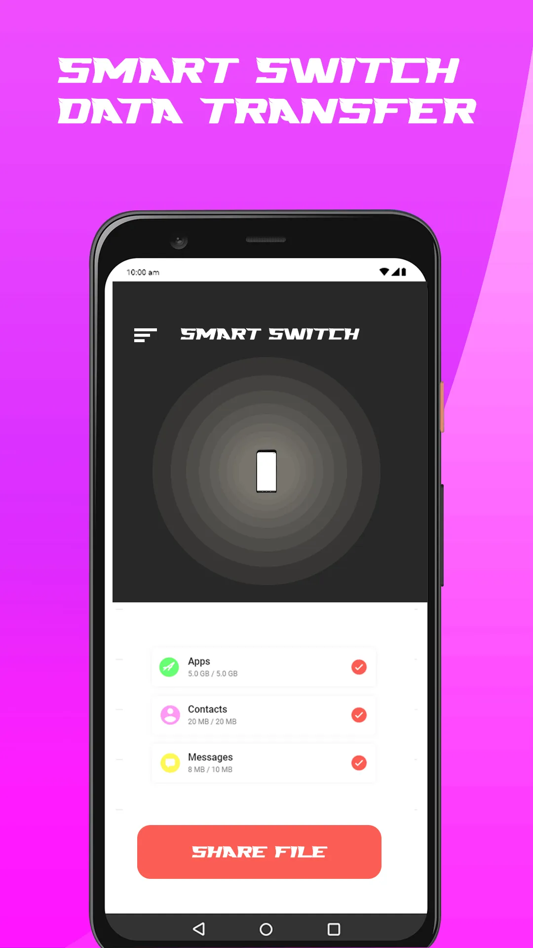 Smart Switch Data Transfer All | Indus Appstore | Screenshot