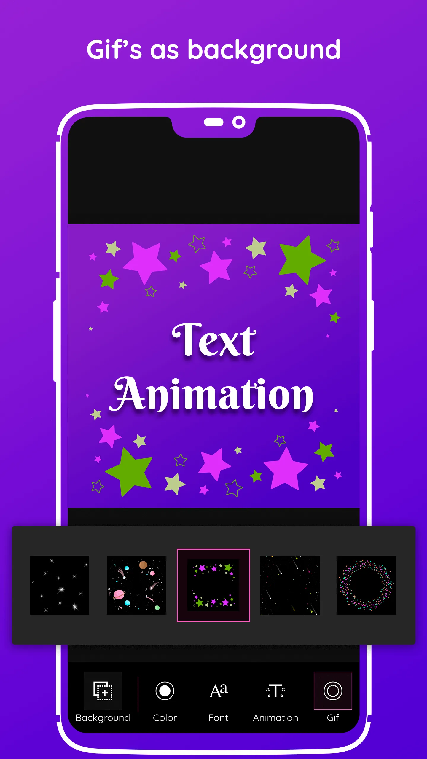 Text Animation GIF Maker | Indus Appstore | Screenshot