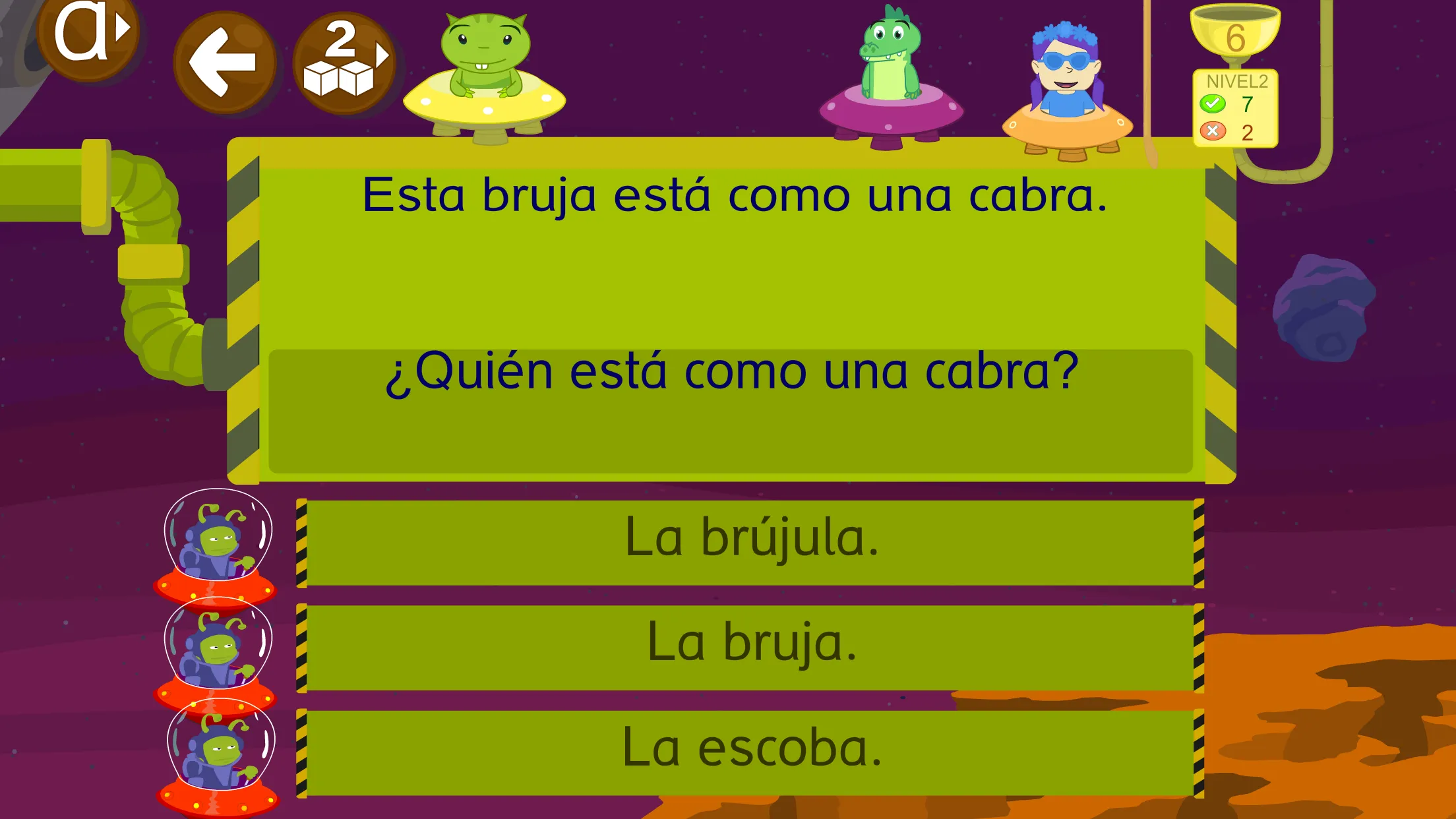 Aprender a leer 2 Grin y Uipi | Indus Appstore | Screenshot