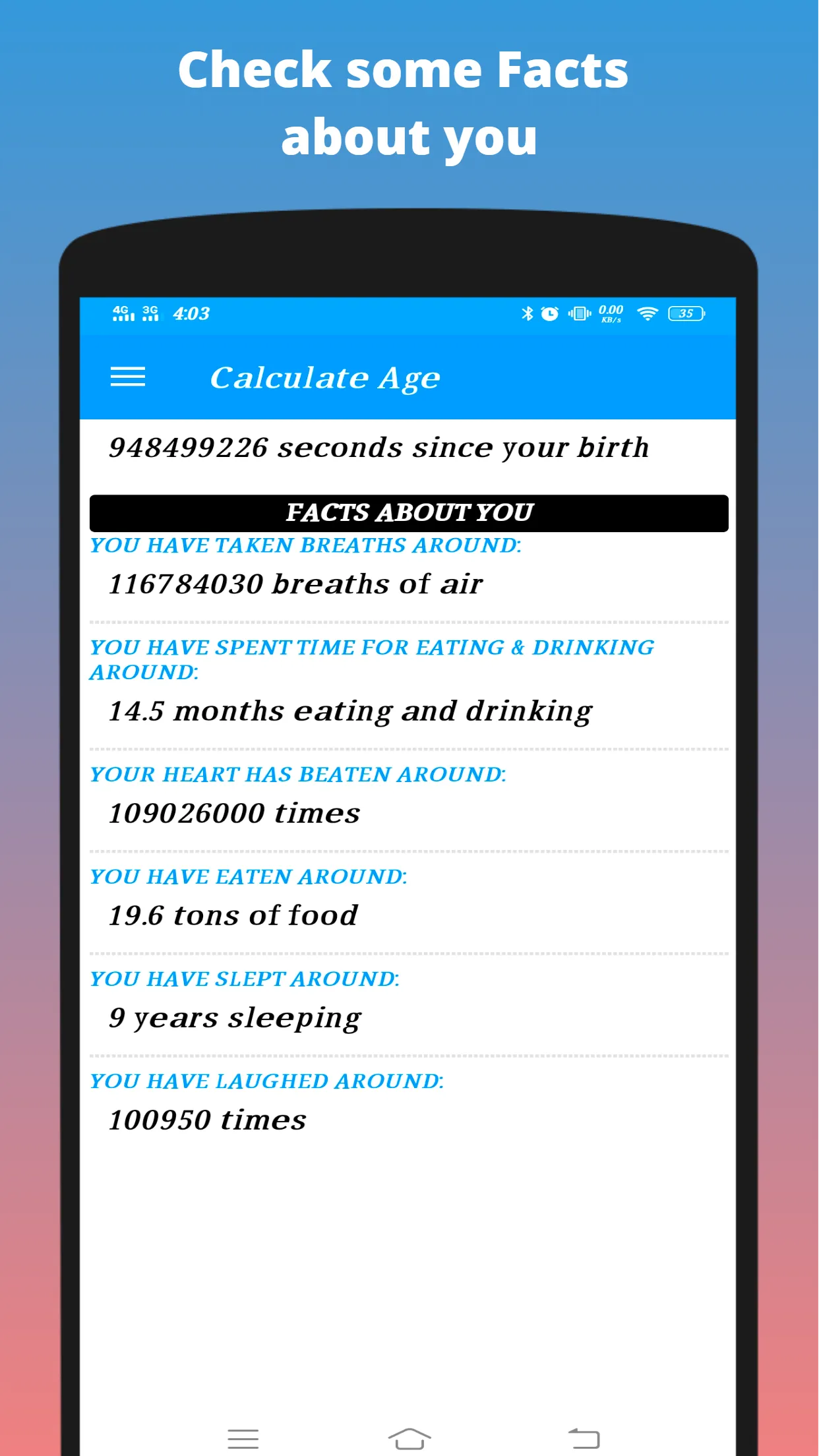 Age Calculator - Calculate Age | Indus Appstore | Screenshot