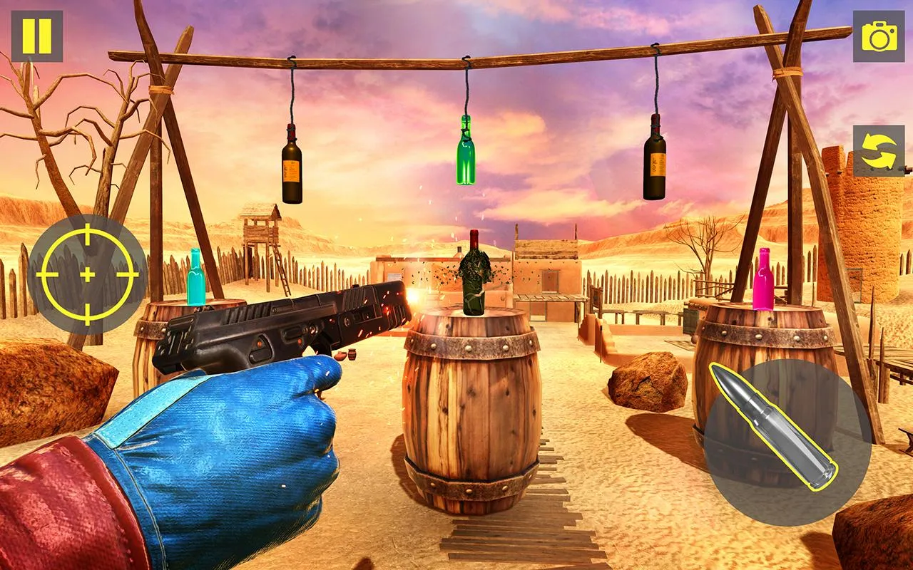 Sniper Gun Bottle Shooter 2023 | Indus Appstore | Screenshot