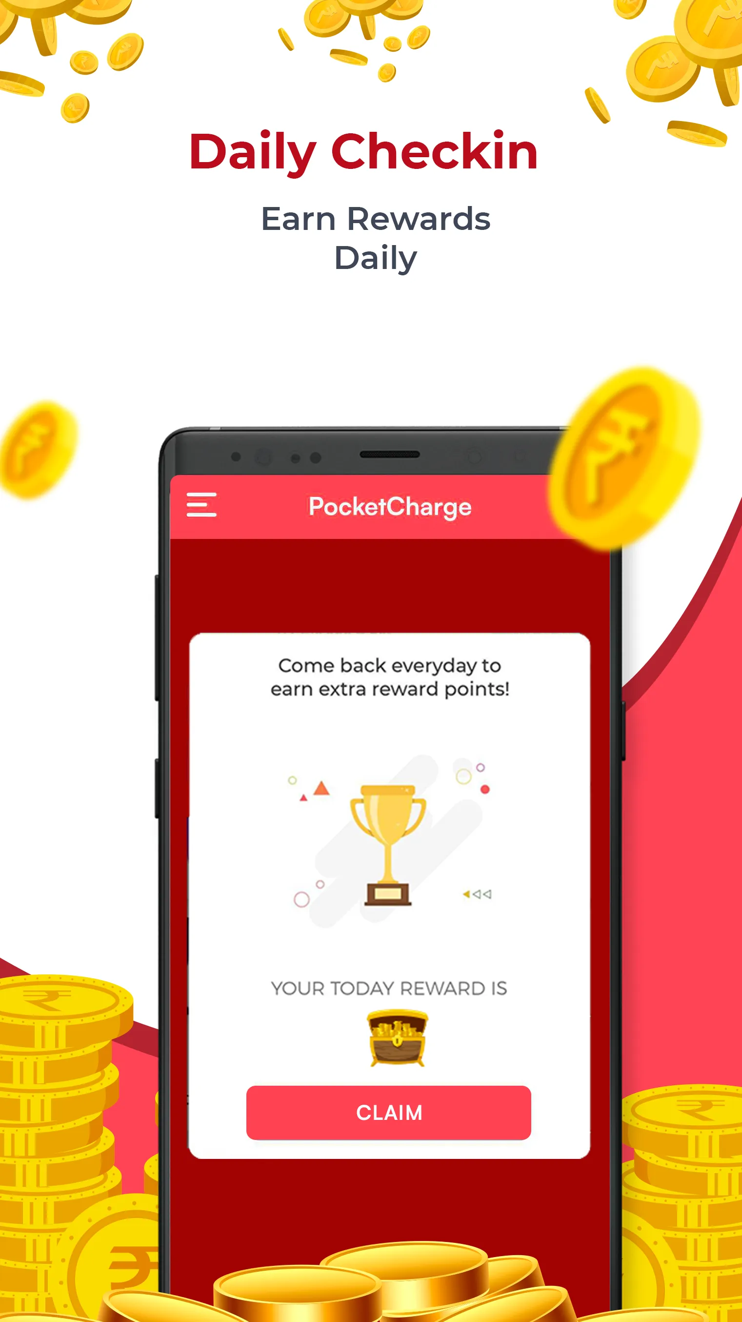 Earning app Pocketcharge | Indus Appstore | Screenshot