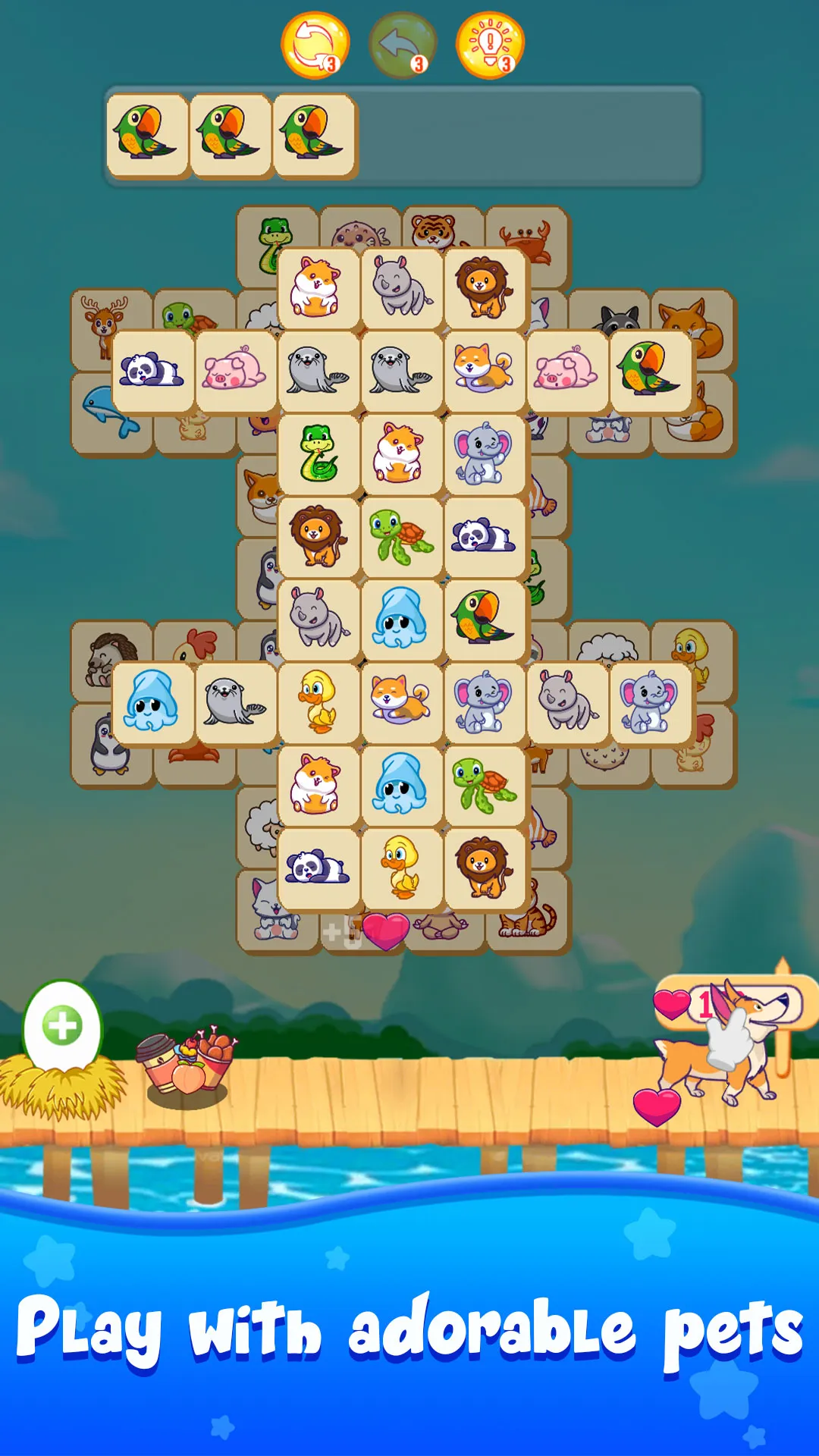 Tile Puzzle - Match Animal 3D | Indus Appstore | Screenshot