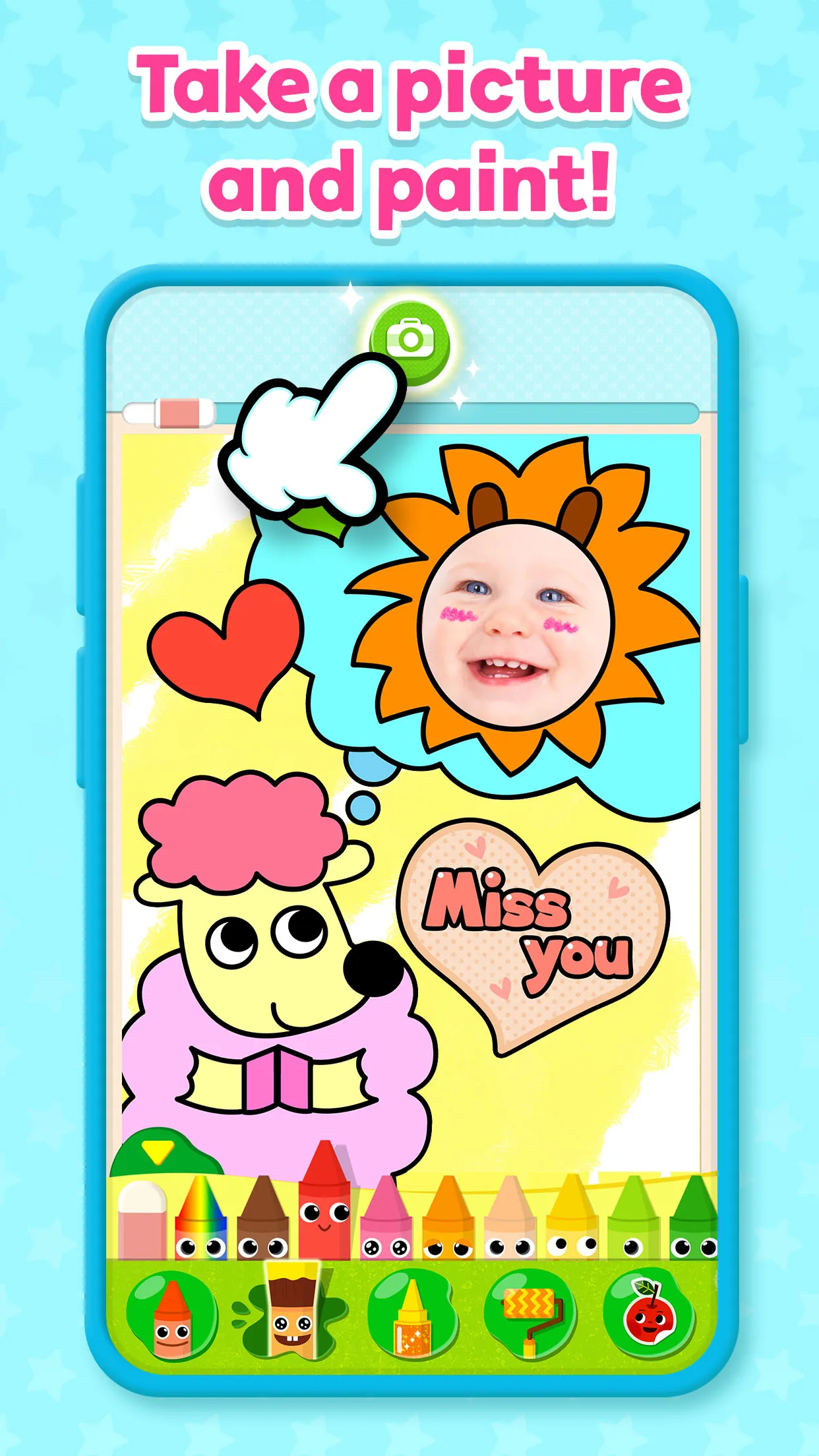 Pinkfong Coloring Fun for kids | Indus Appstore | Screenshot