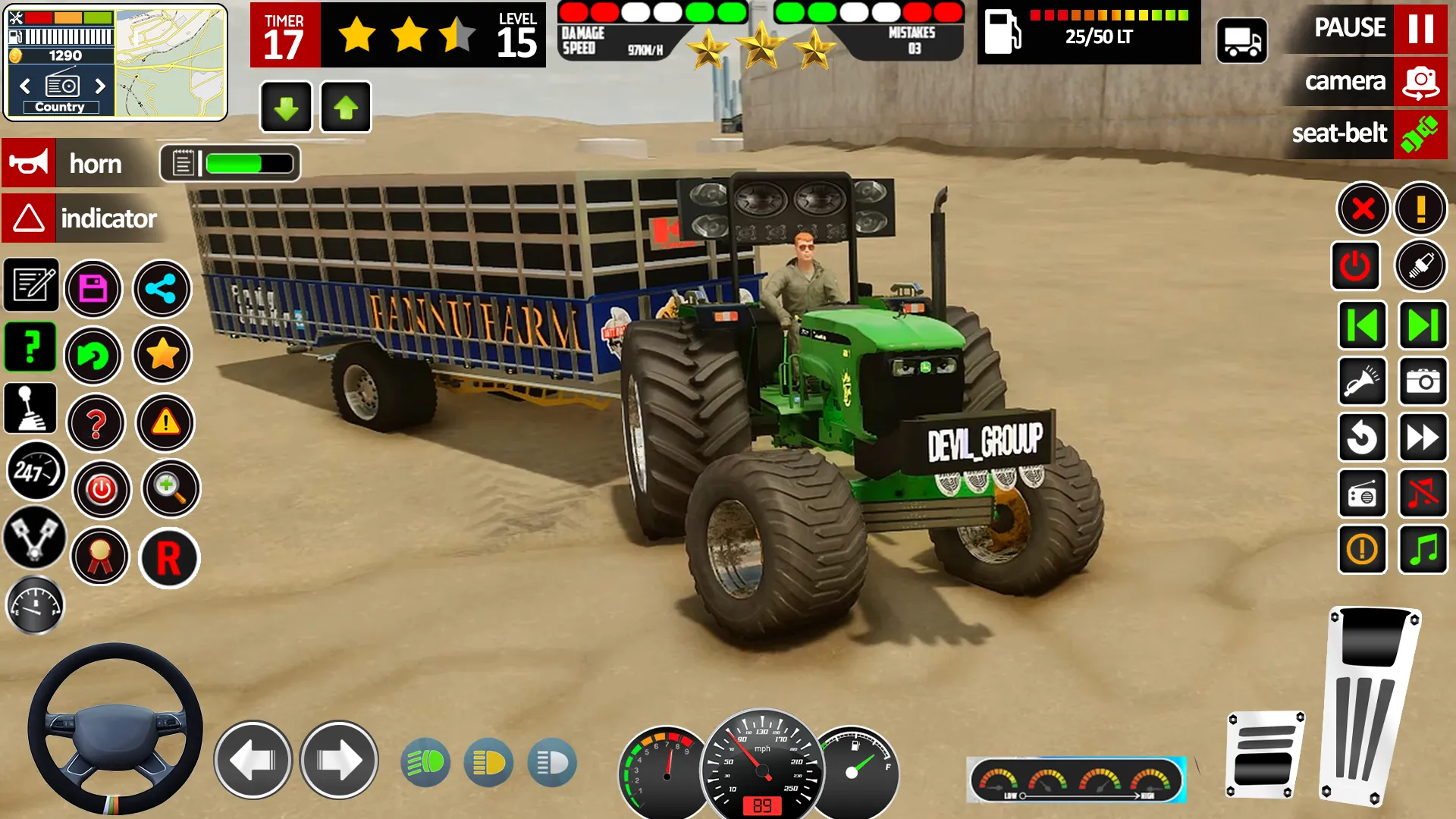 Indian Tractor Farming Game 3D | Indus Appstore | Screenshot