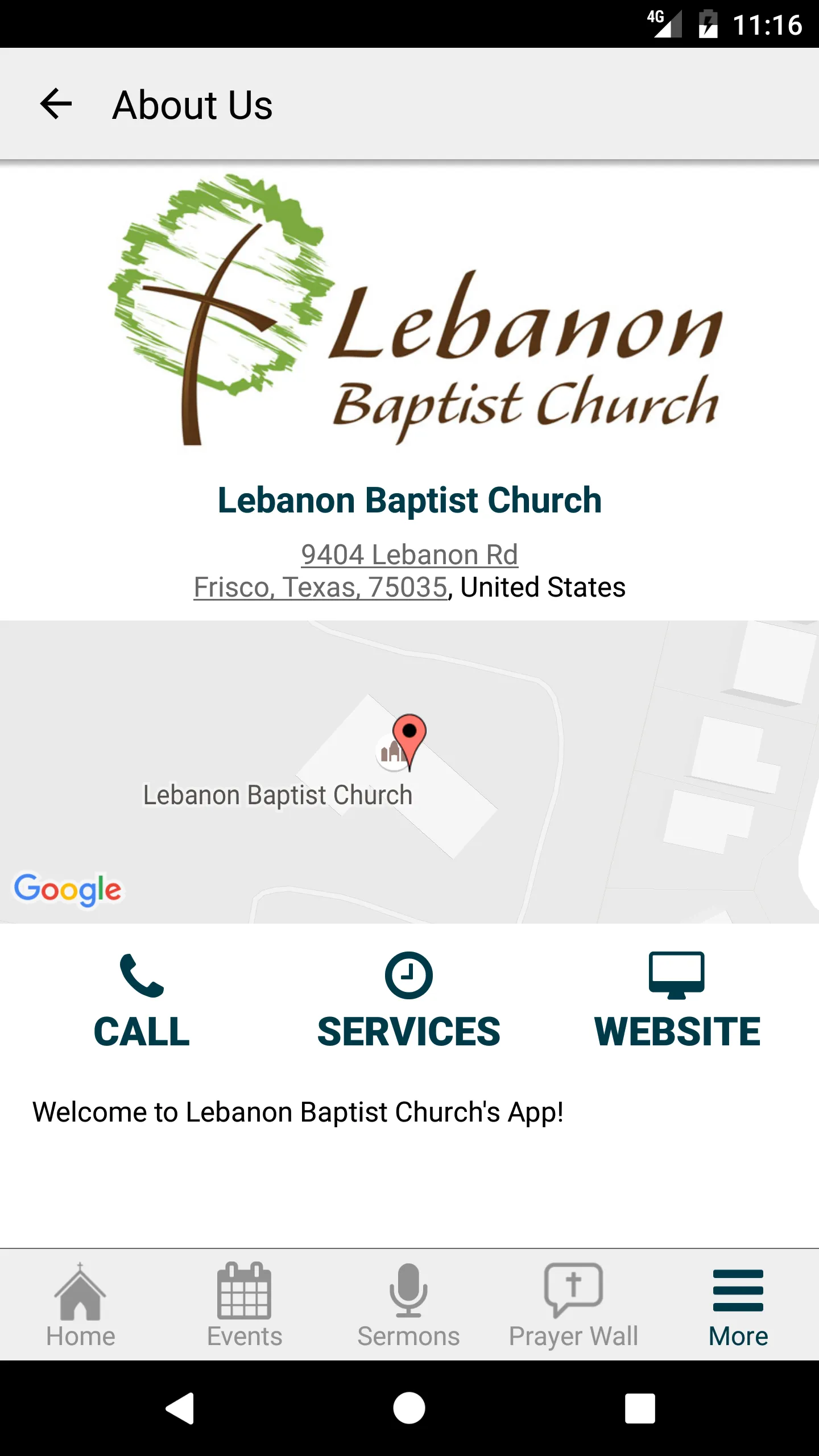 Lebanon Baptist Church | Indus Appstore | Screenshot