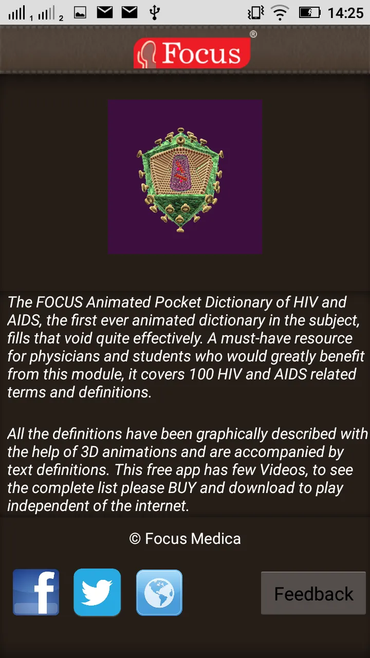 HIV & AIDS - Medical Dict. | Indus Appstore | Screenshot