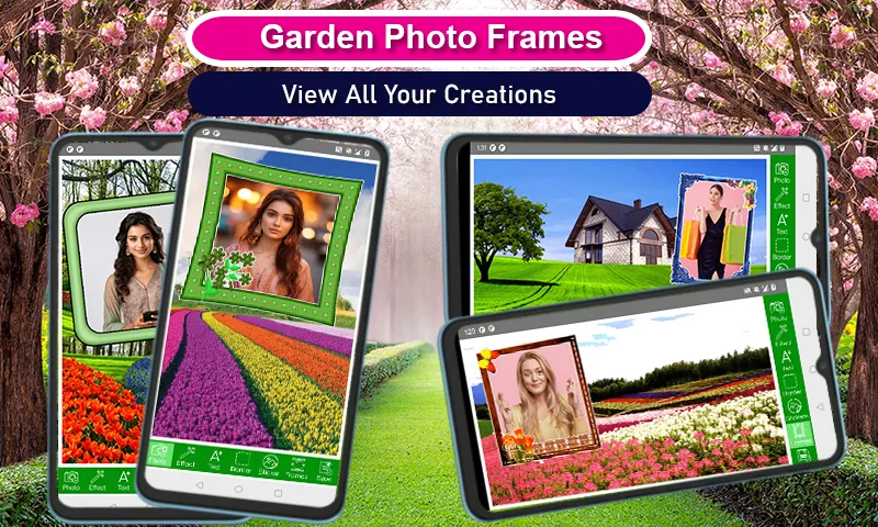 Garden Photo Frames & Editor | Indus Appstore | Screenshot