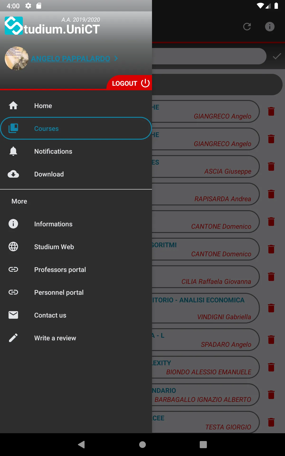 STUDIUM.UniCT | Indus Appstore | Screenshot