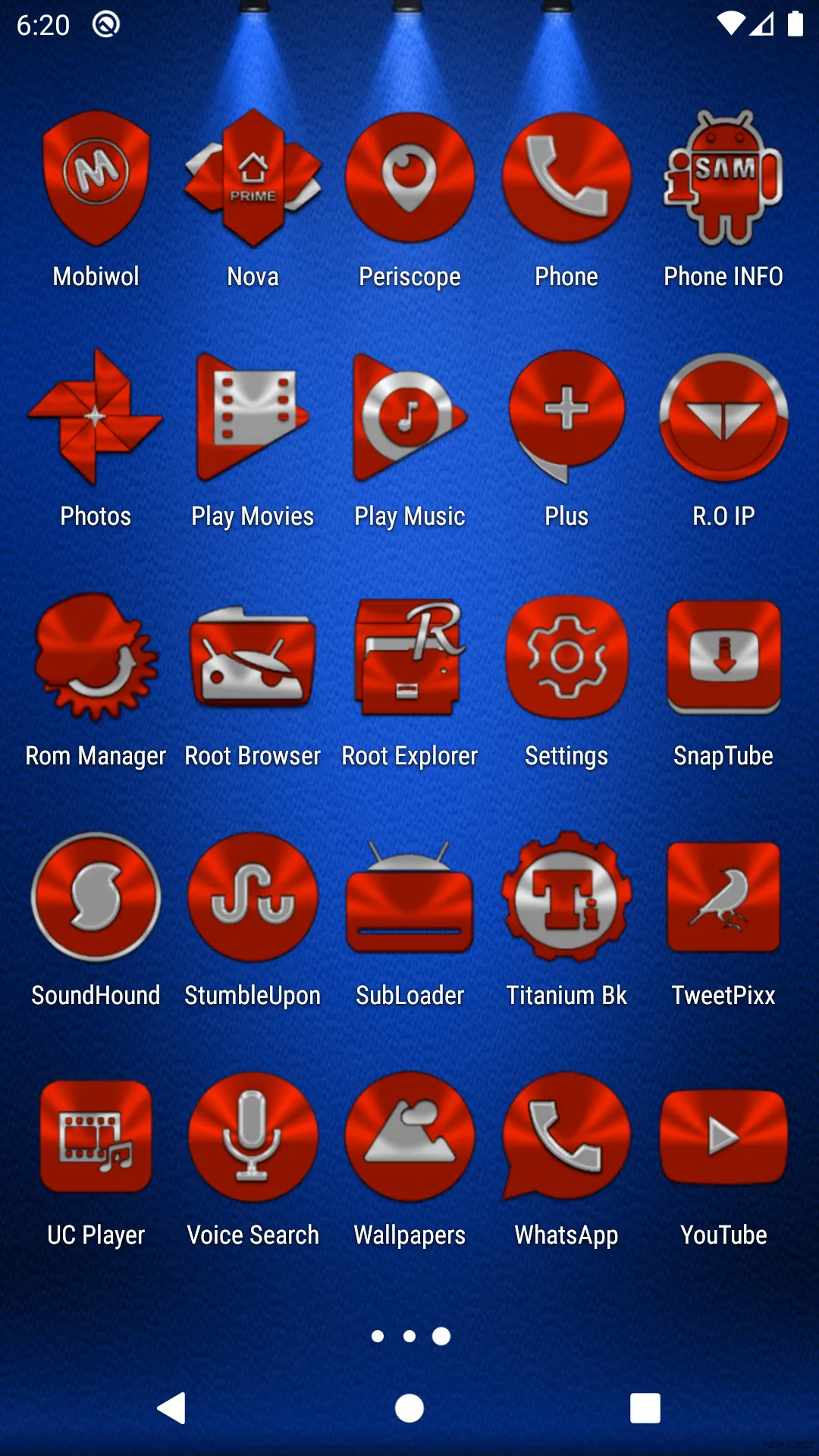 Red Orange Icon Pack | Indus Appstore | Screenshot