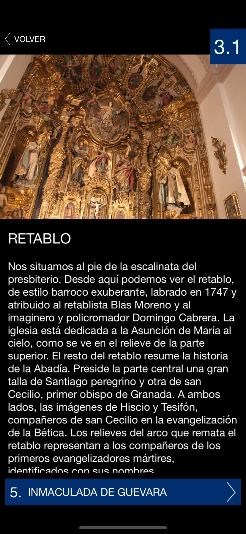 Abadía del Sacromonte Oficial | Indus Appstore | Screenshot