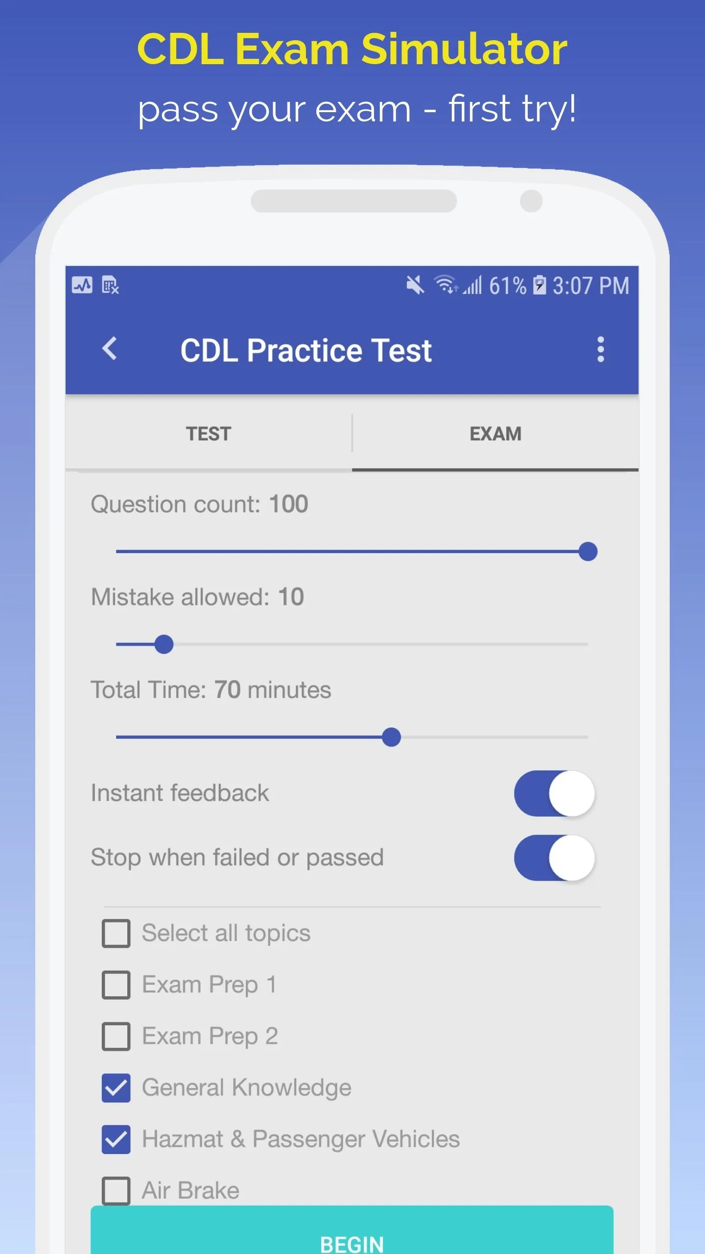 CDL Prep & Practice Test 2023 | Indus Appstore | Screenshot