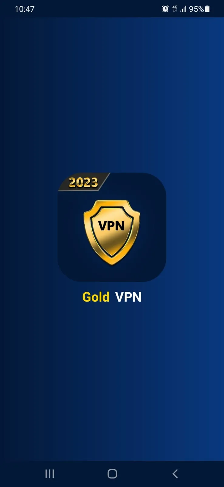 Gold VPN - Fast, Secure Proxy | Indus Appstore | Screenshot