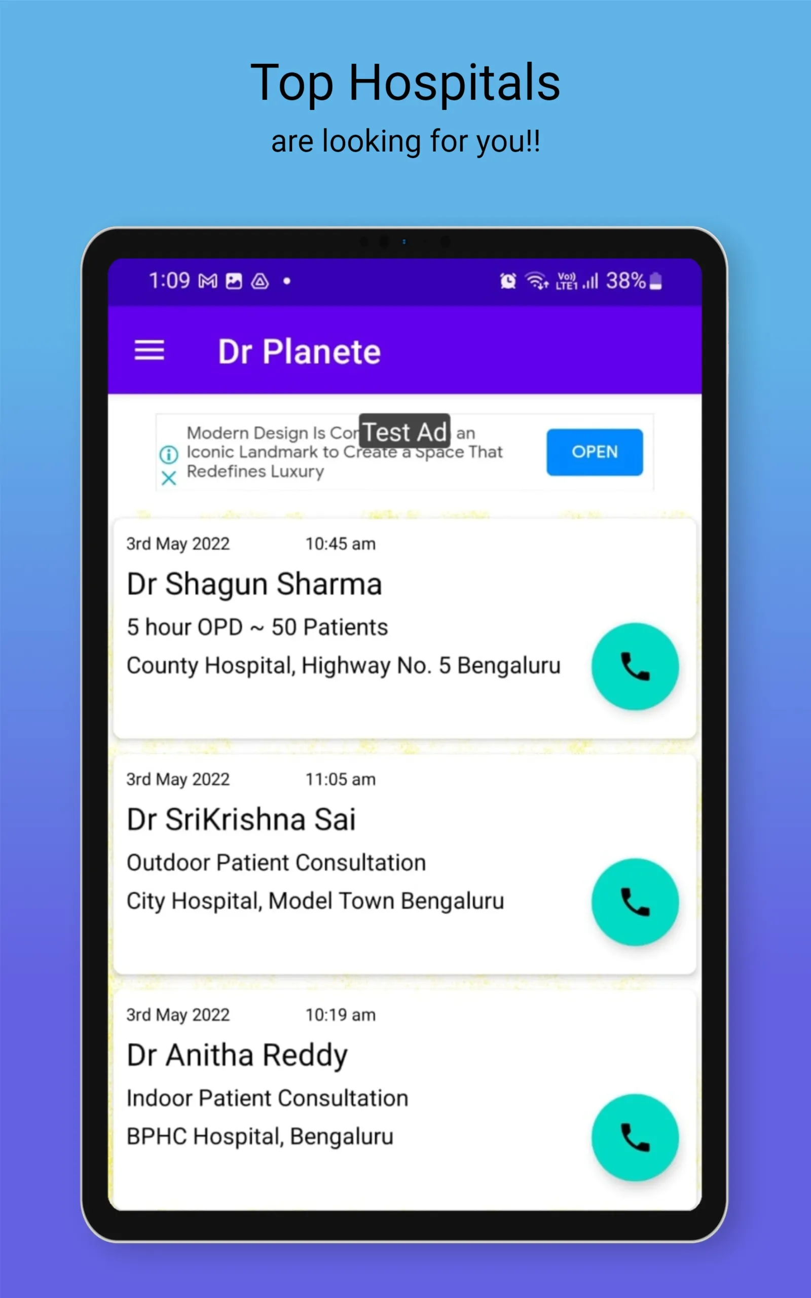 Dr Planete :Doctors, Hospitals | Indus Appstore | Screenshot