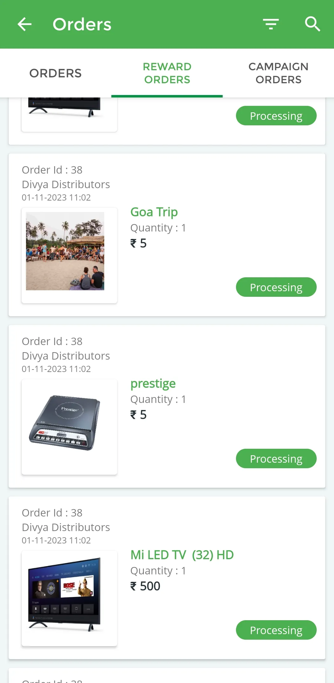 OrderGenie | Indus Appstore | Screenshot