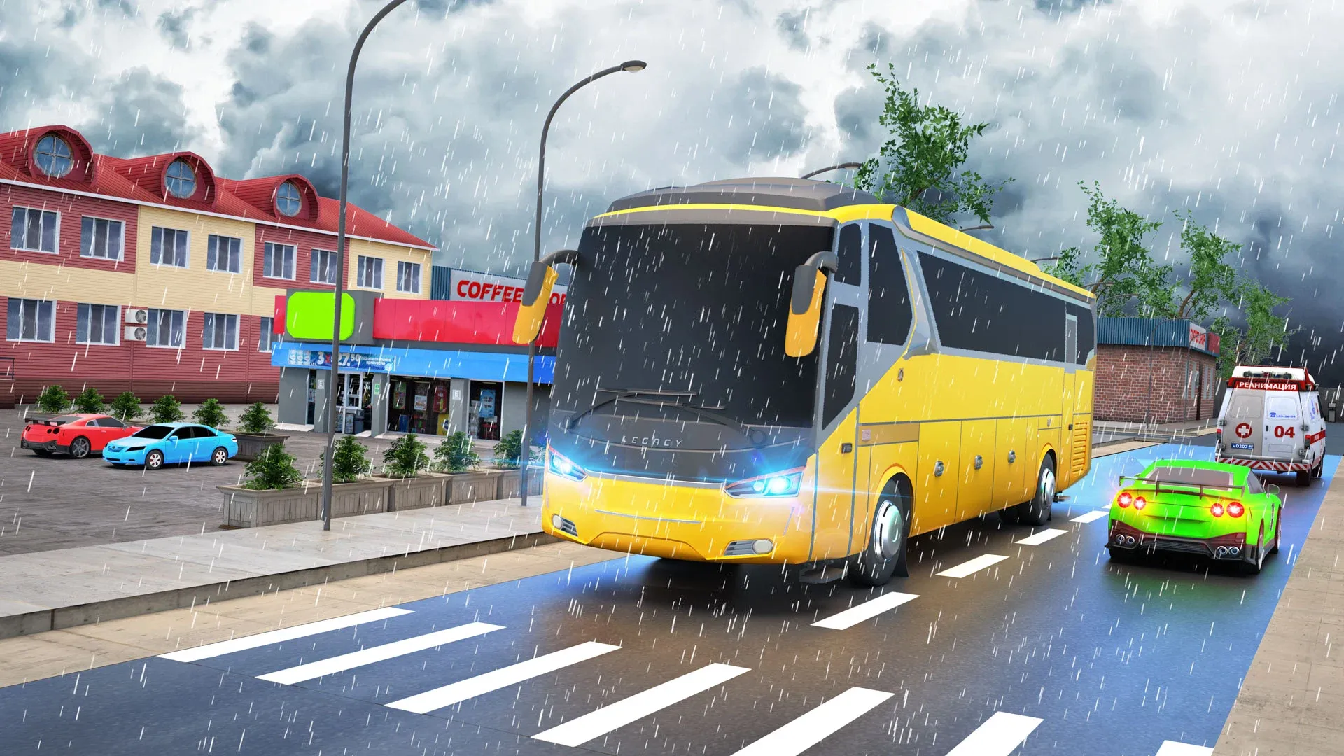 Bus Driving Simulator Bus game | Indus Appstore | Screenshot