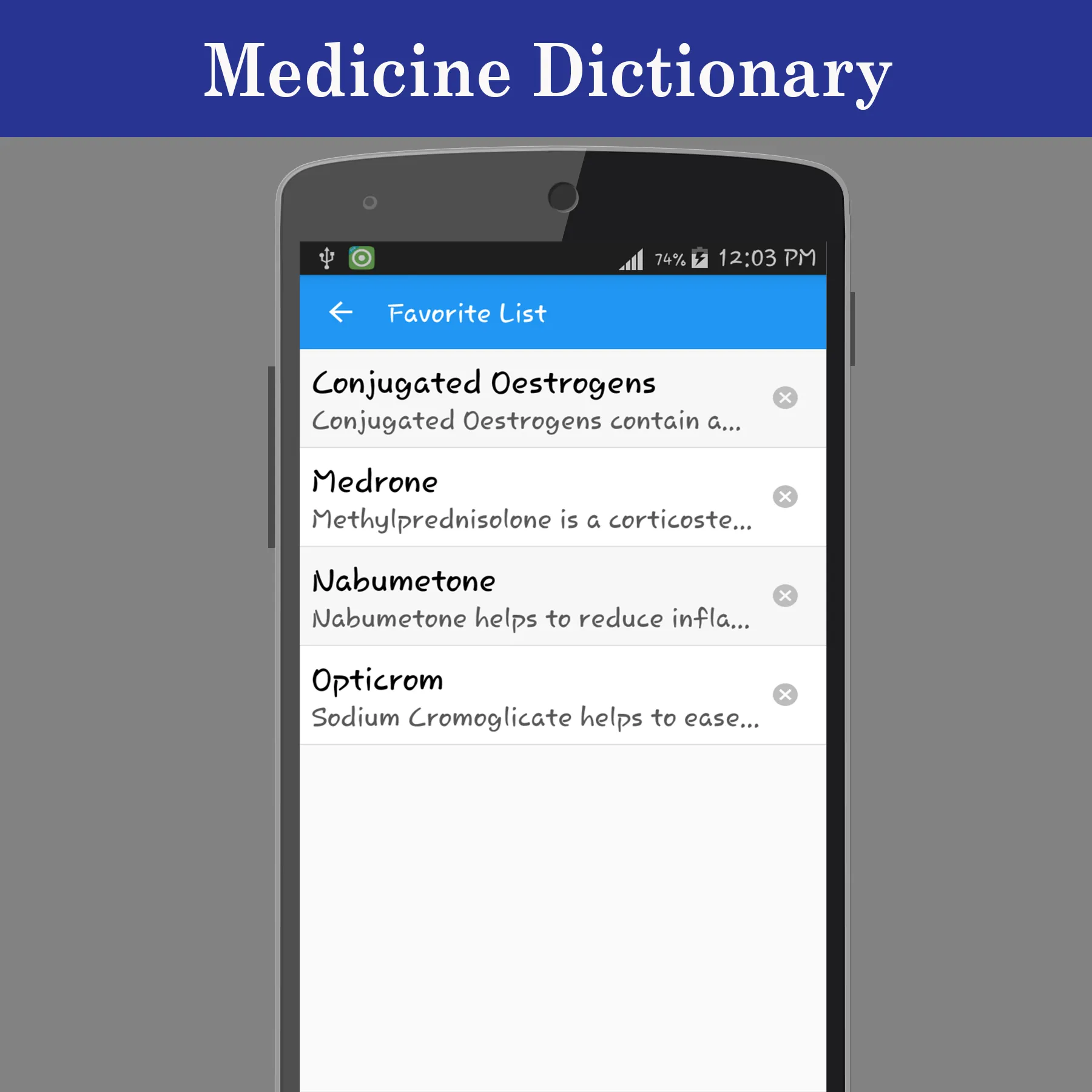 Medicine Dictionary | Indus Appstore | Screenshot