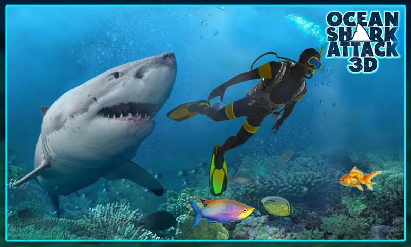 Shark Attack Spear Fishing 3D | Indus Appstore | Screenshot