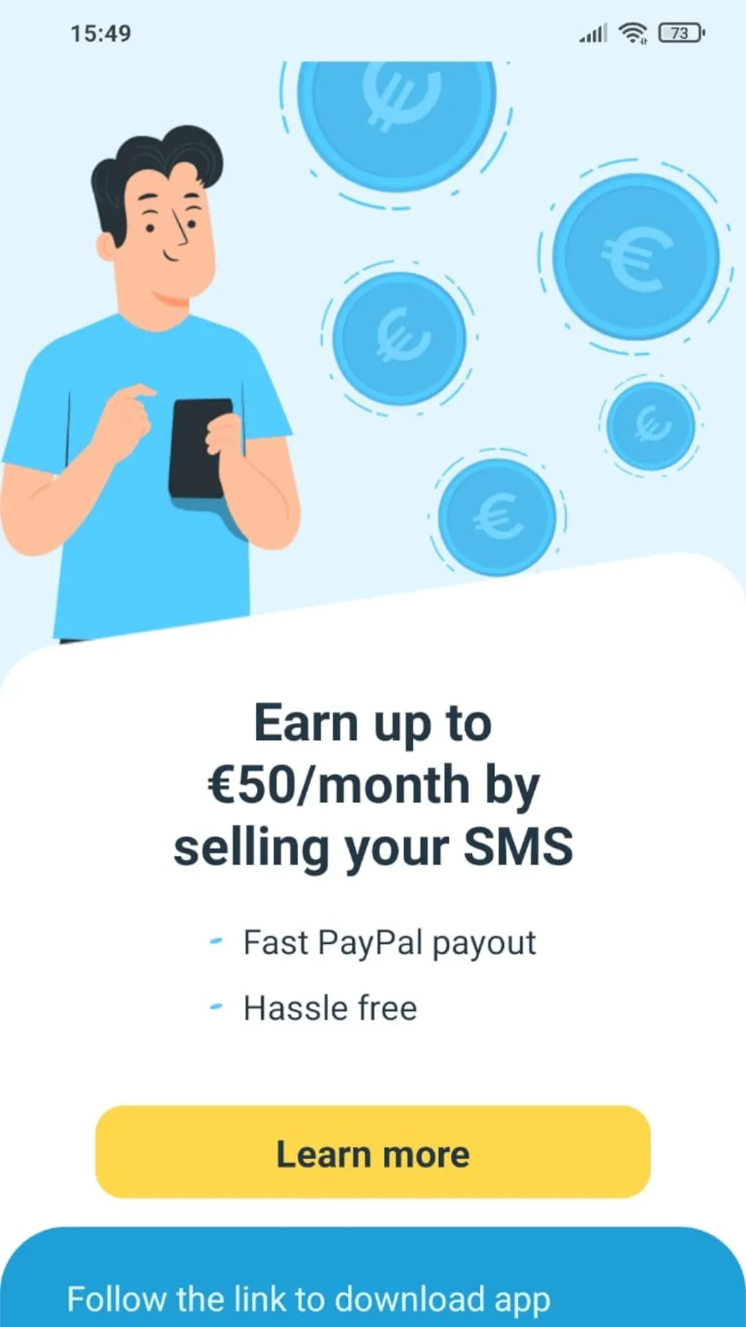 Cash4SMS Demo | Indus Appstore | Screenshot