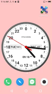 Analog Clock 24-7 | Indus Appstore | Screenshot