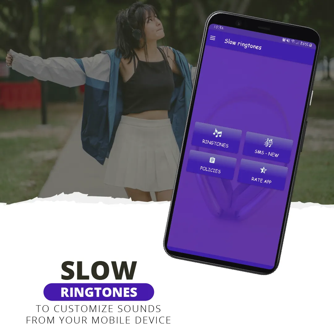 Slow ringtones, slow sounds | Indus Appstore | Screenshot