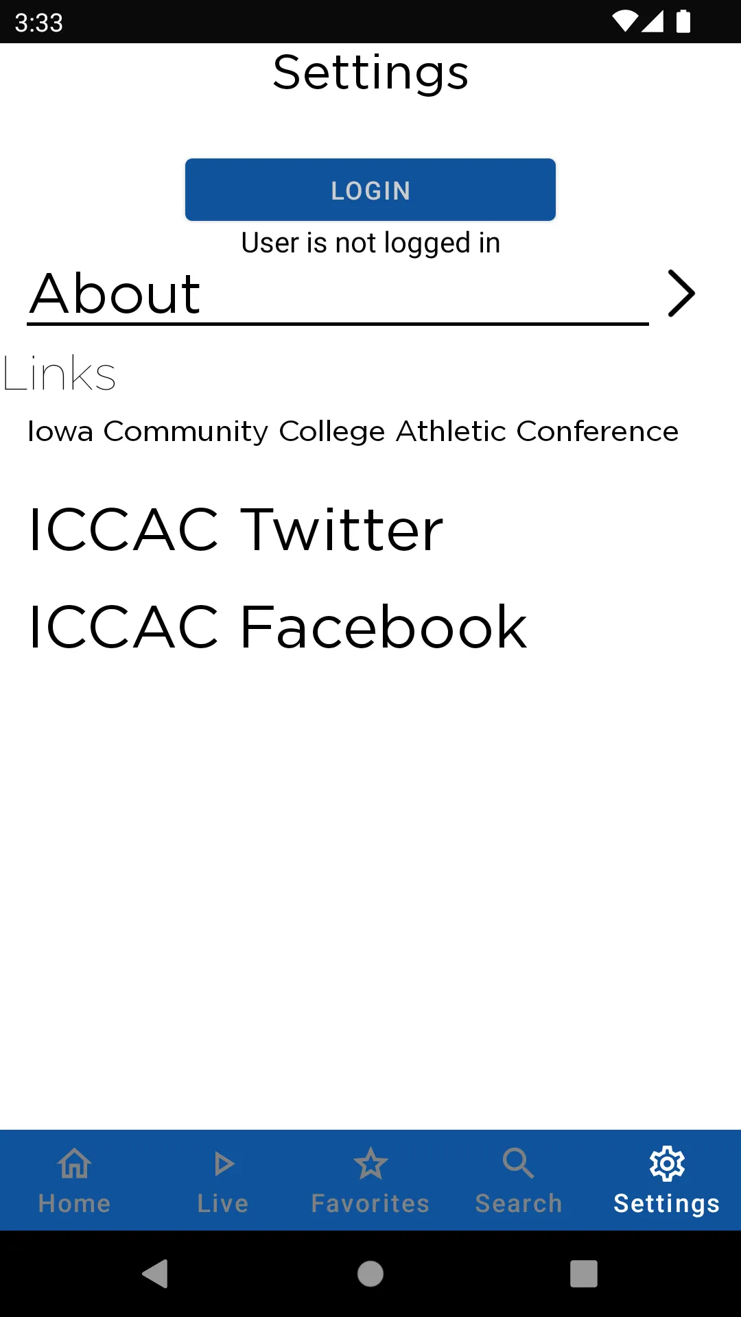 ICCAC Sports Network | Indus Appstore | Screenshot