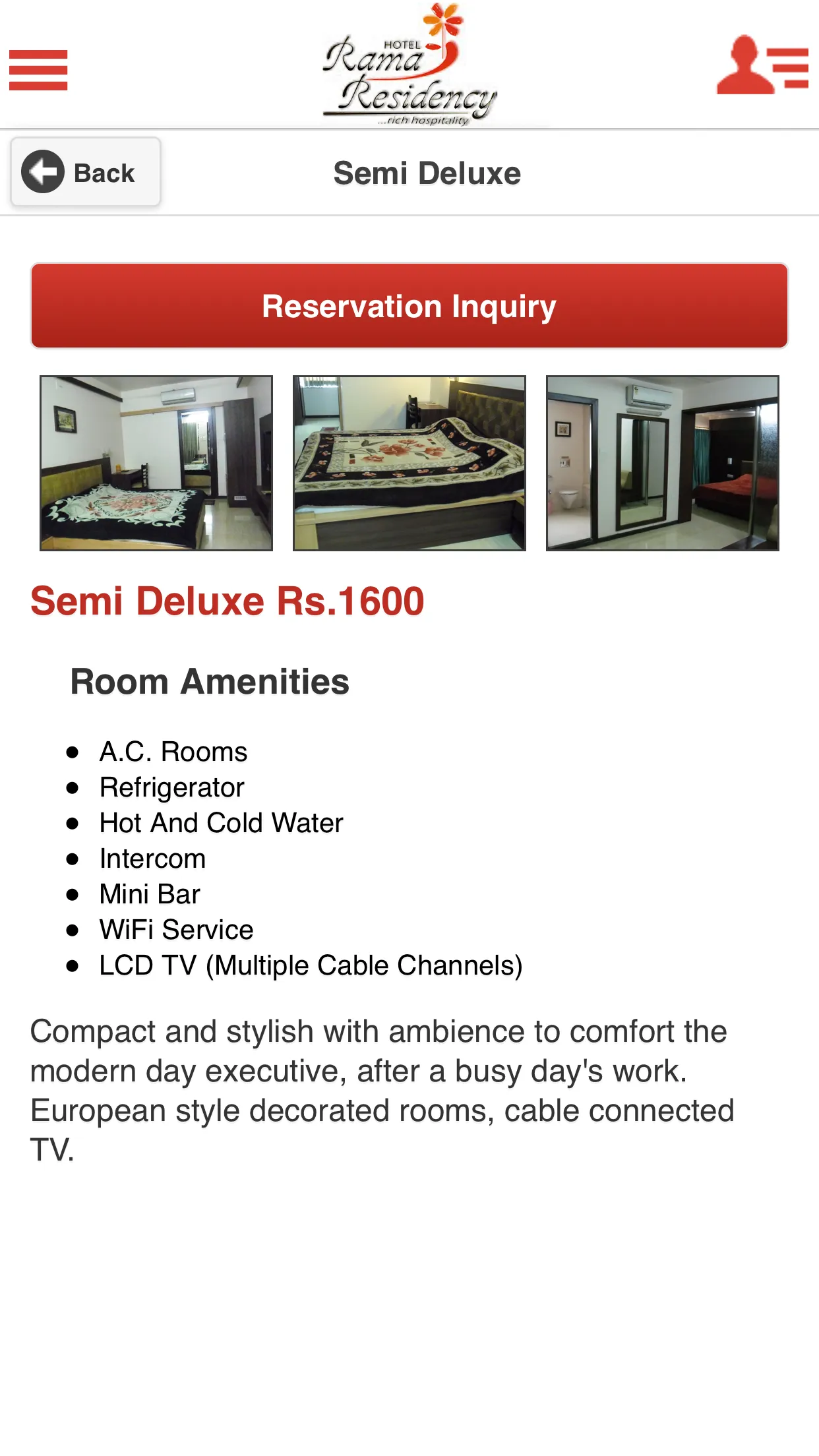 Hotel Rama Residency | Indus Appstore | Screenshot