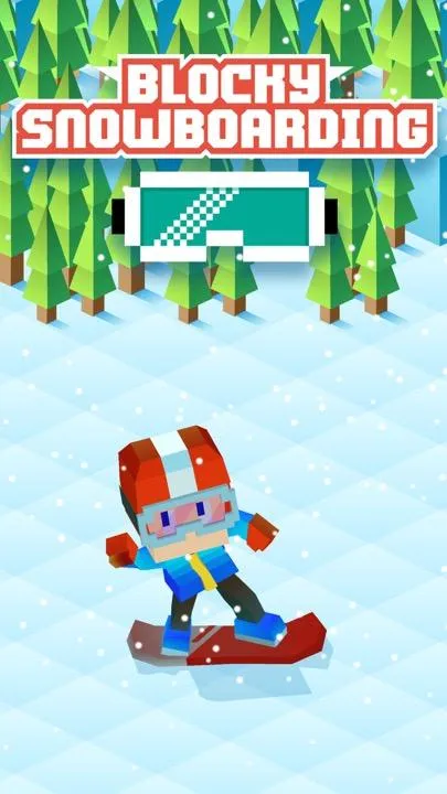 Blocky Snowboarding | Indus Appstore | Screenshot