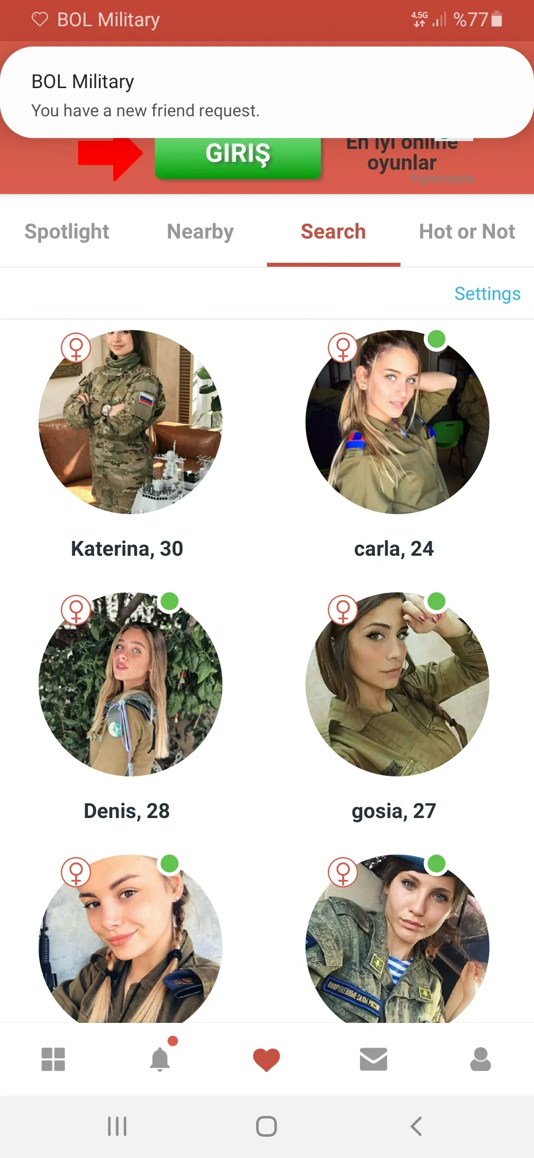 Military Dating Site - BOL | Indus Appstore | Screenshot