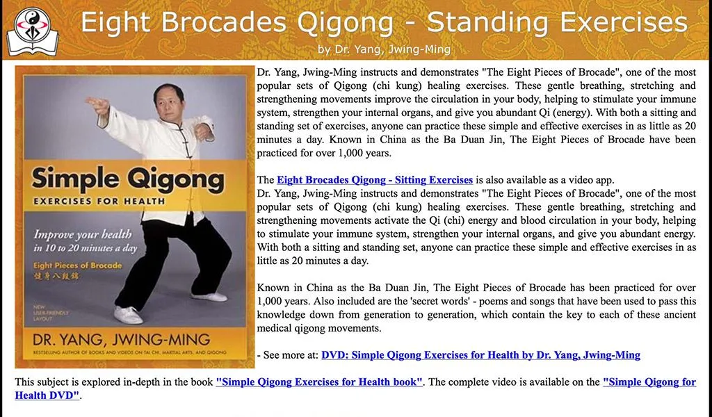 Eight Brocades Qigong Standing | Indus Appstore | Screenshot