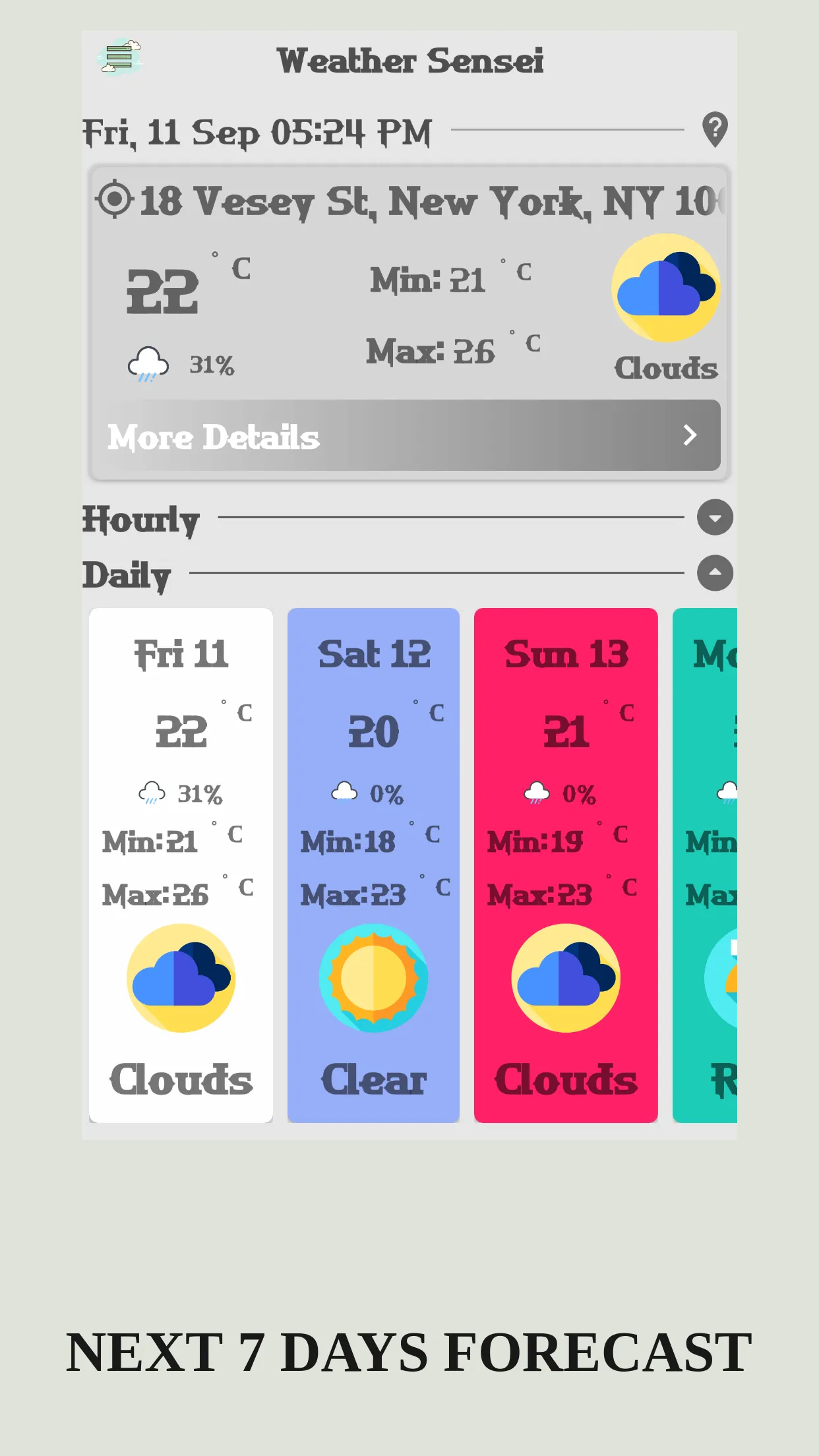 Weather Sensei - Weather Forec | Indus Appstore | Screenshot