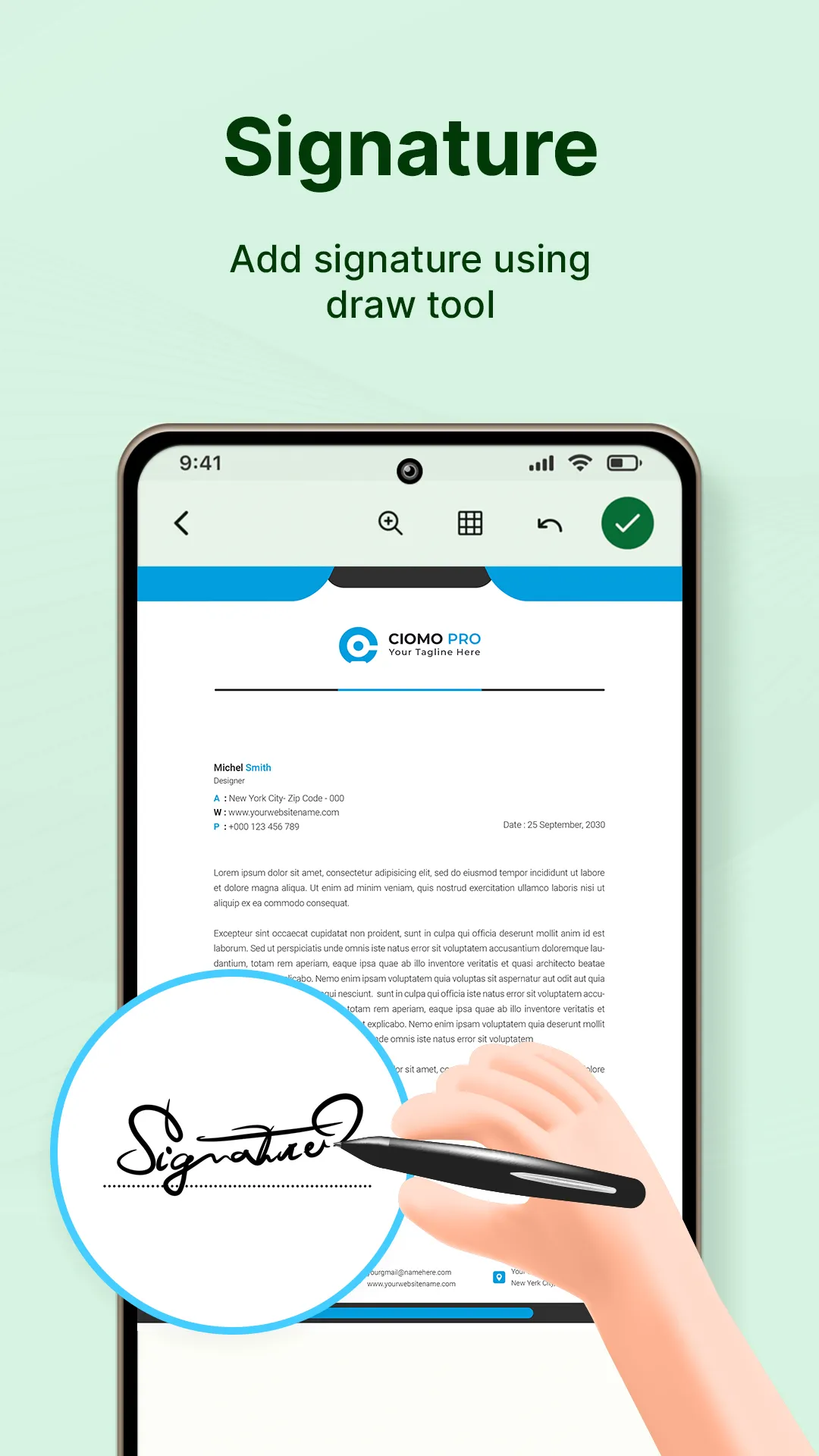 Letterhead Designer & Maker | Indus Appstore | Screenshot