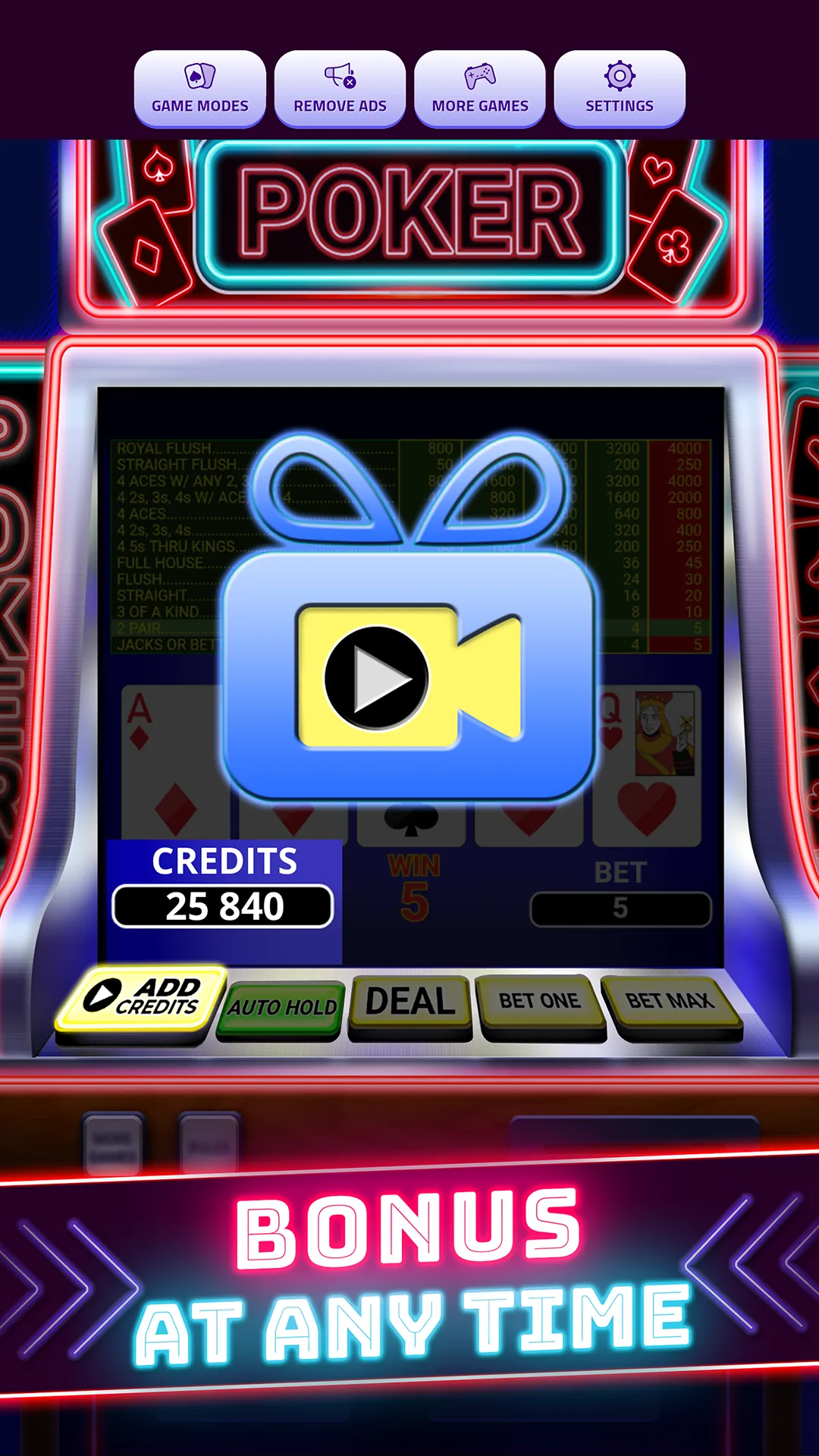 Video Poker - Casino Card Game | Indus Appstore | Screenshot