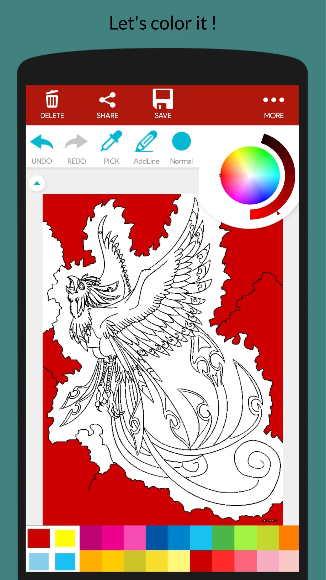 Fantasy Creature Coloring Book | Indus Appstore | Screenshot