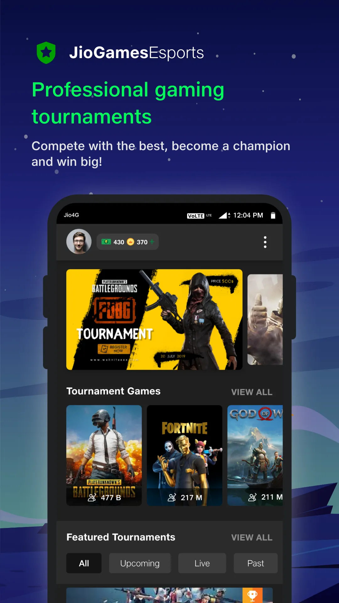 JioGames: Play, Win, Stream | Indus Appstore | Screenshot