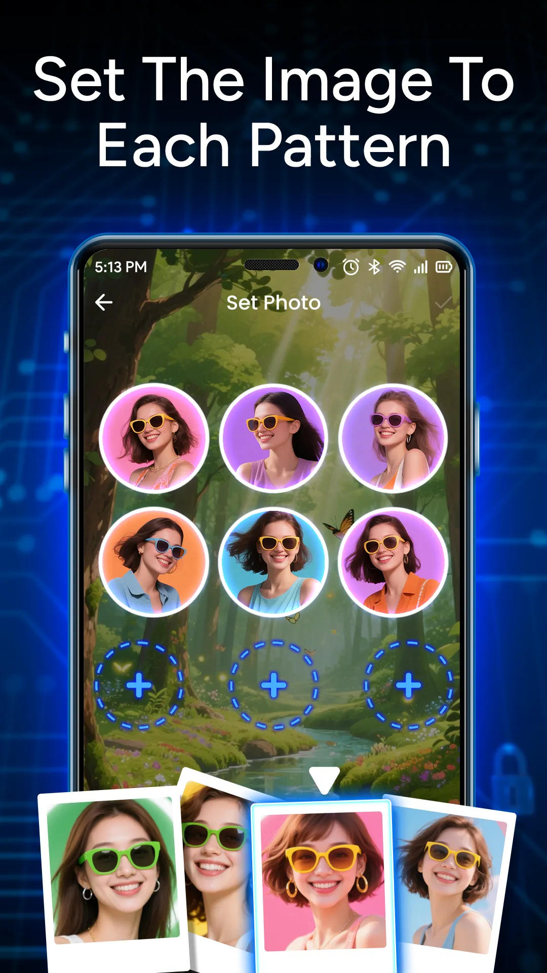 Pattern Photo Lock Screen | Indus Appstore | Screenshot