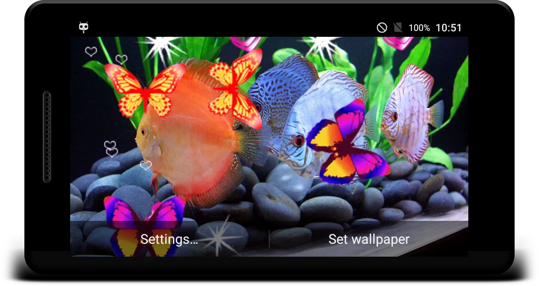 Discus Fish Live Wallpaper | Indus Appstore | Screenshot