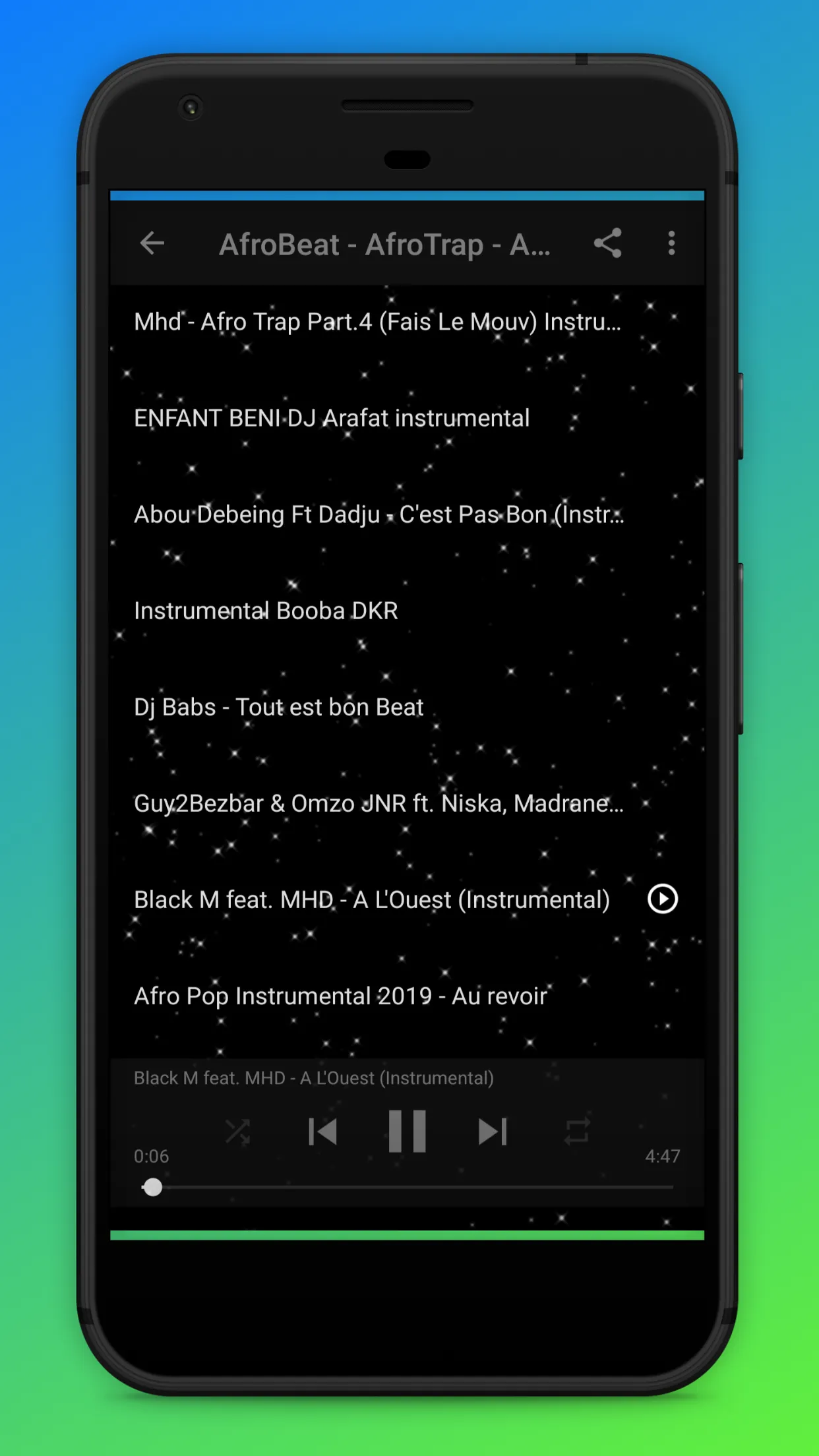 Afro Beat Trap Instrumental | Indus Appstore | Screenshot