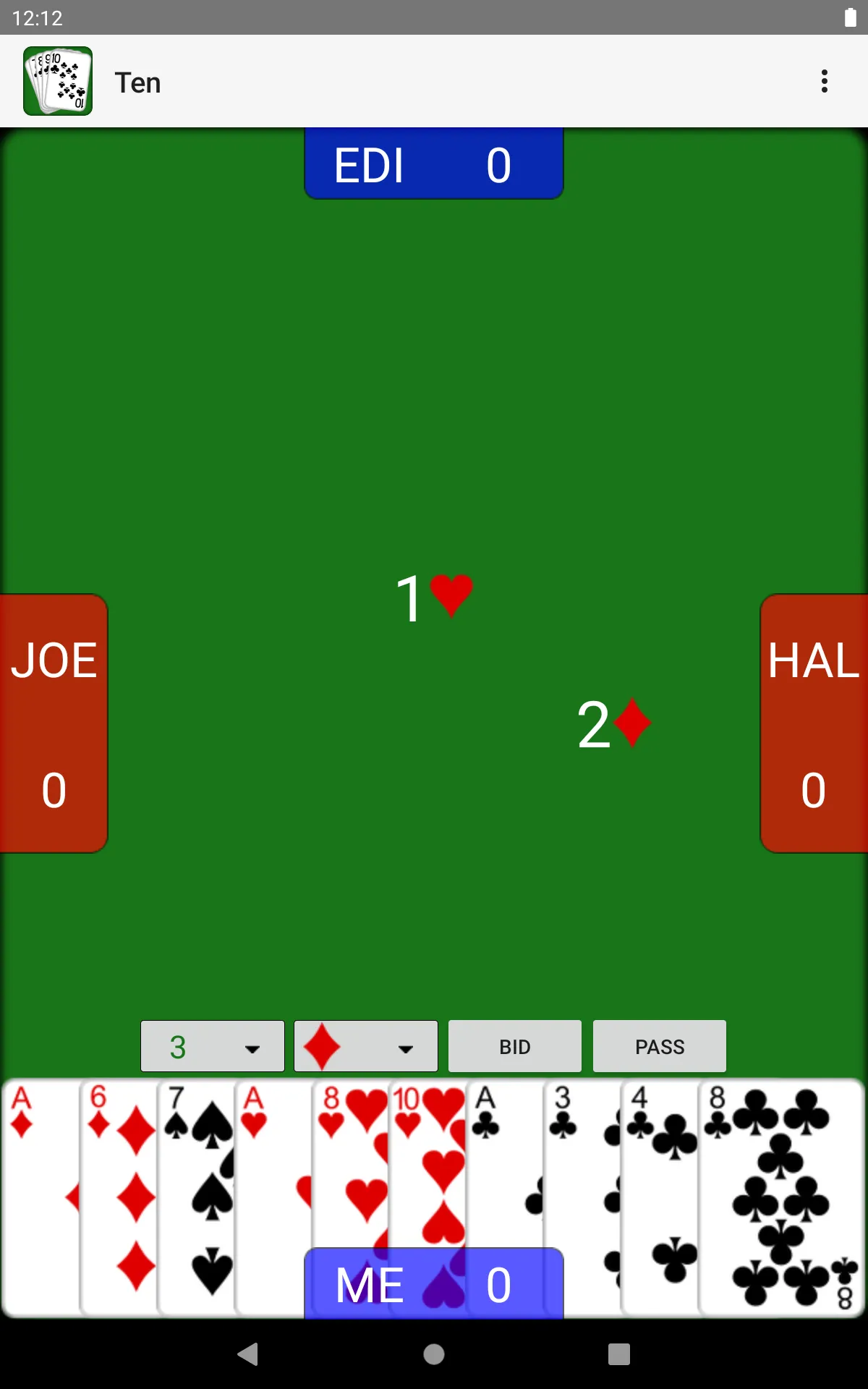 Ten (Card Game) | Indus Appstore | Screenshot