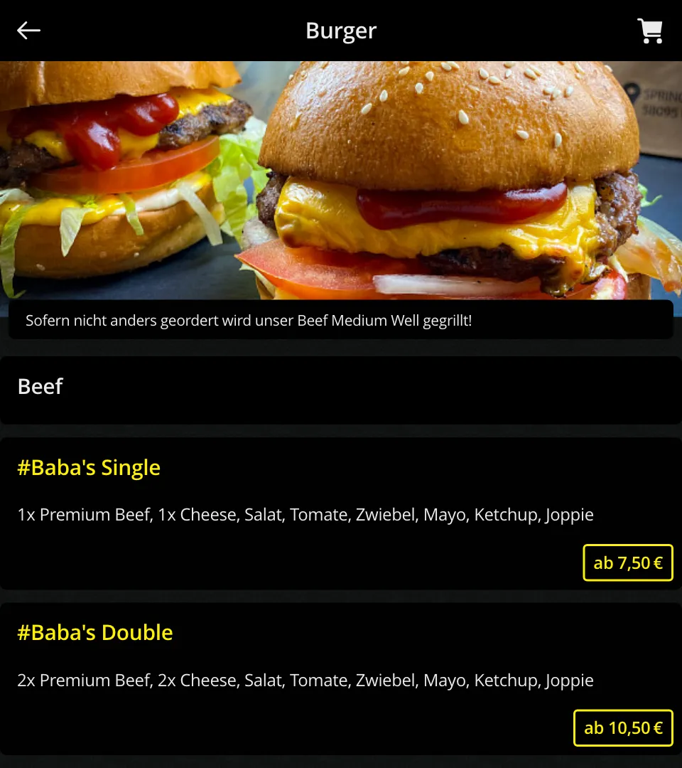 Baba's Streetfood | Indus Appstore | Screenshot